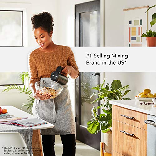 2025 KitchenAid 7-hastigheds ledningsfri håndmixer – Model KHMB732. Matsort