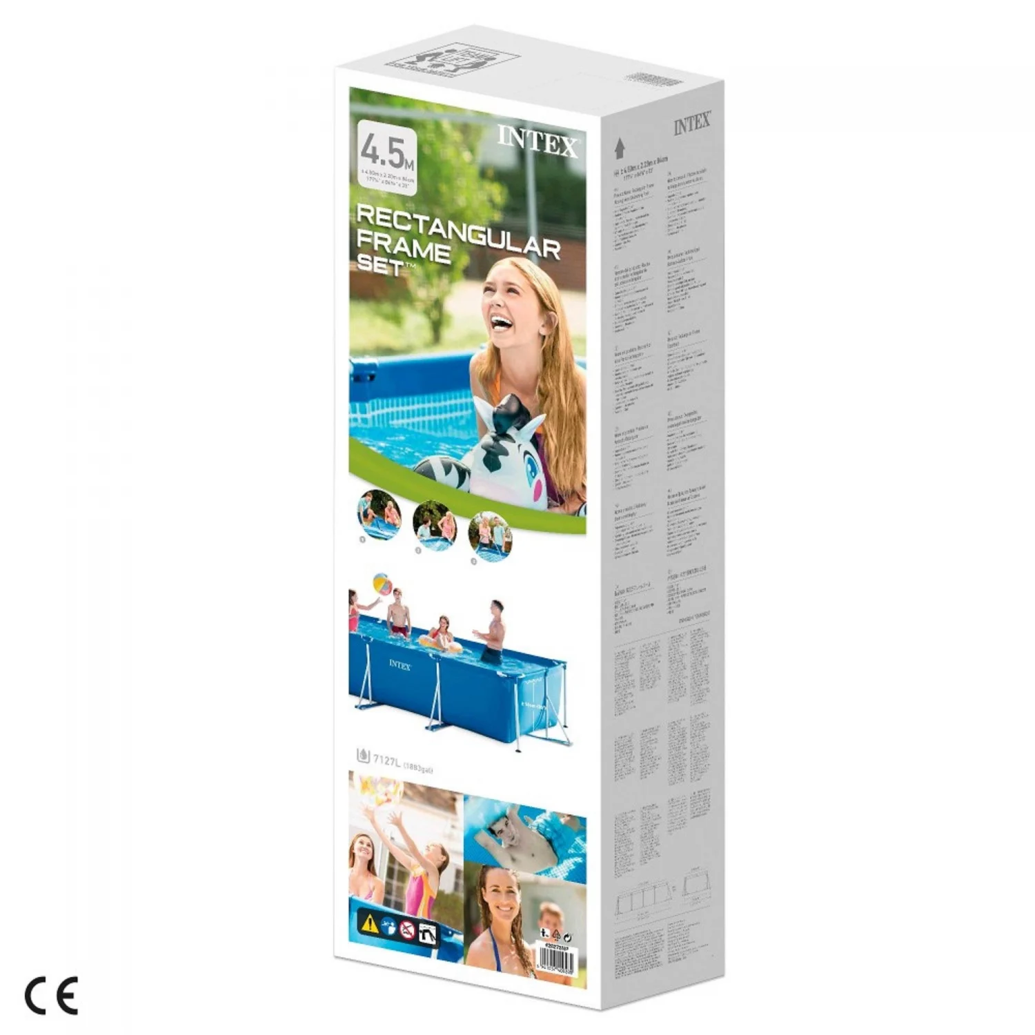 Intex Small Frame Abnehmbarer Schlauchpool 450x220x84 cm