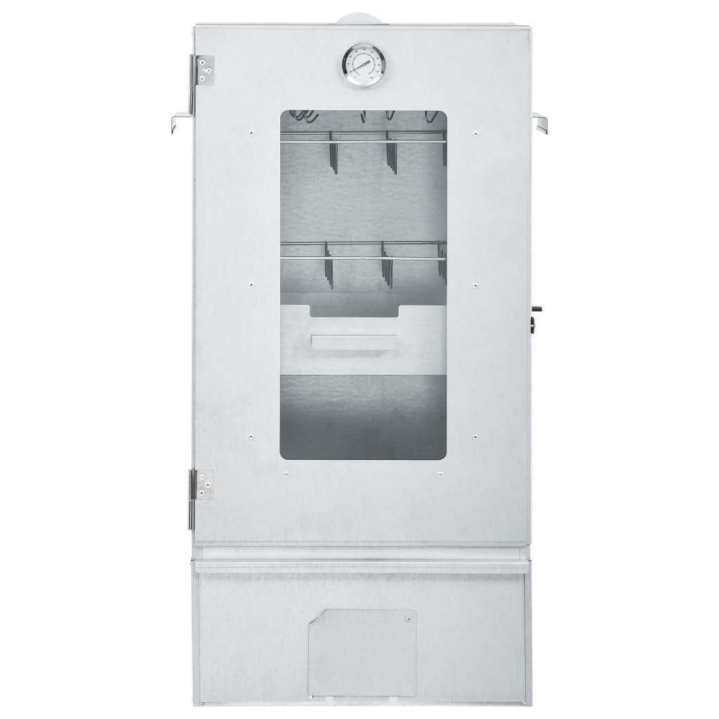 Four fumoir pour barbecue Vidaxl avec générateur de fumée froide en acier galvanisé