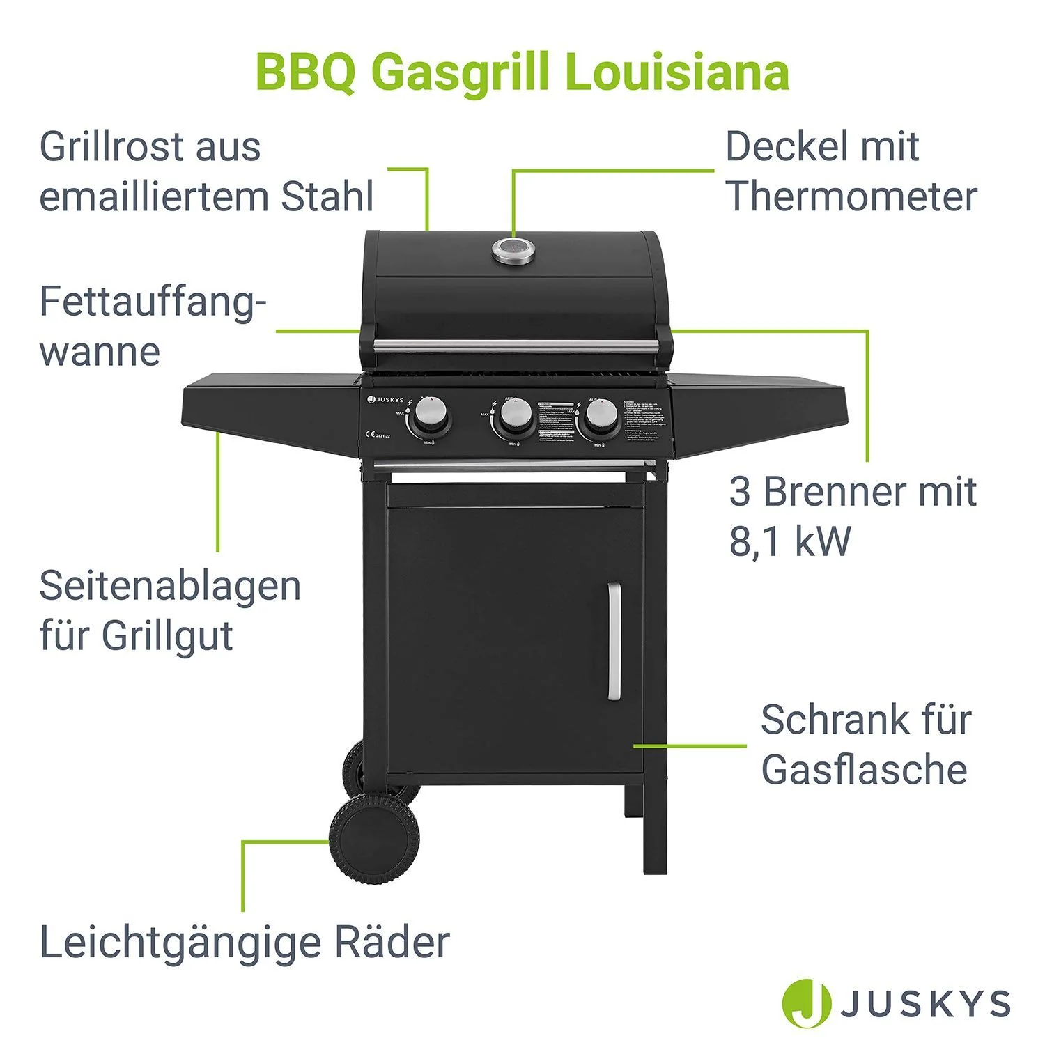 Barbecue à gaz Louisiane 2025