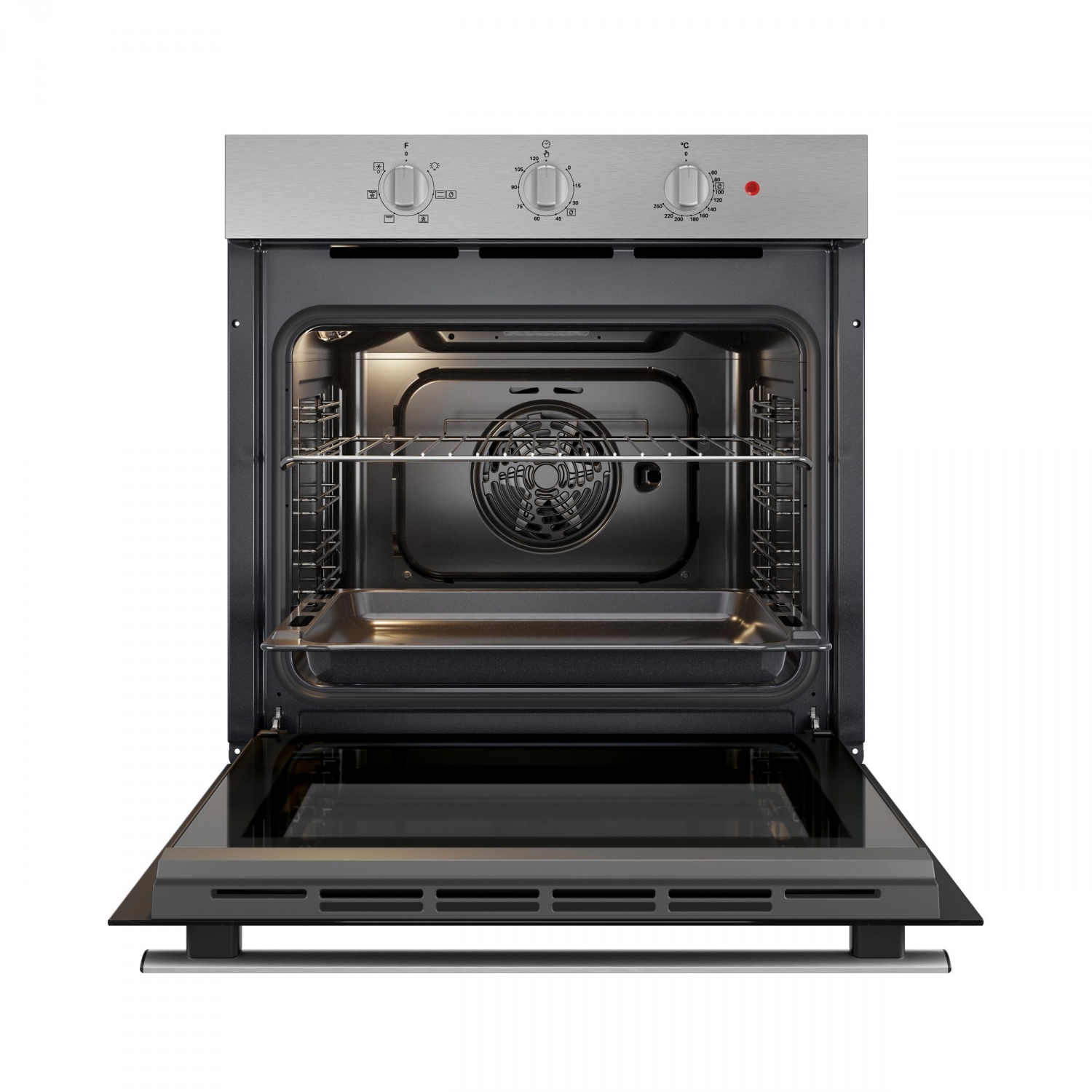 Whirlpool OMR35HR0X Multifunktionsbackofen, 1,5 kW, 71 l, Klapptür, 5 Kochfunktionen, Energieeffizienzklasse A – Edelstahl