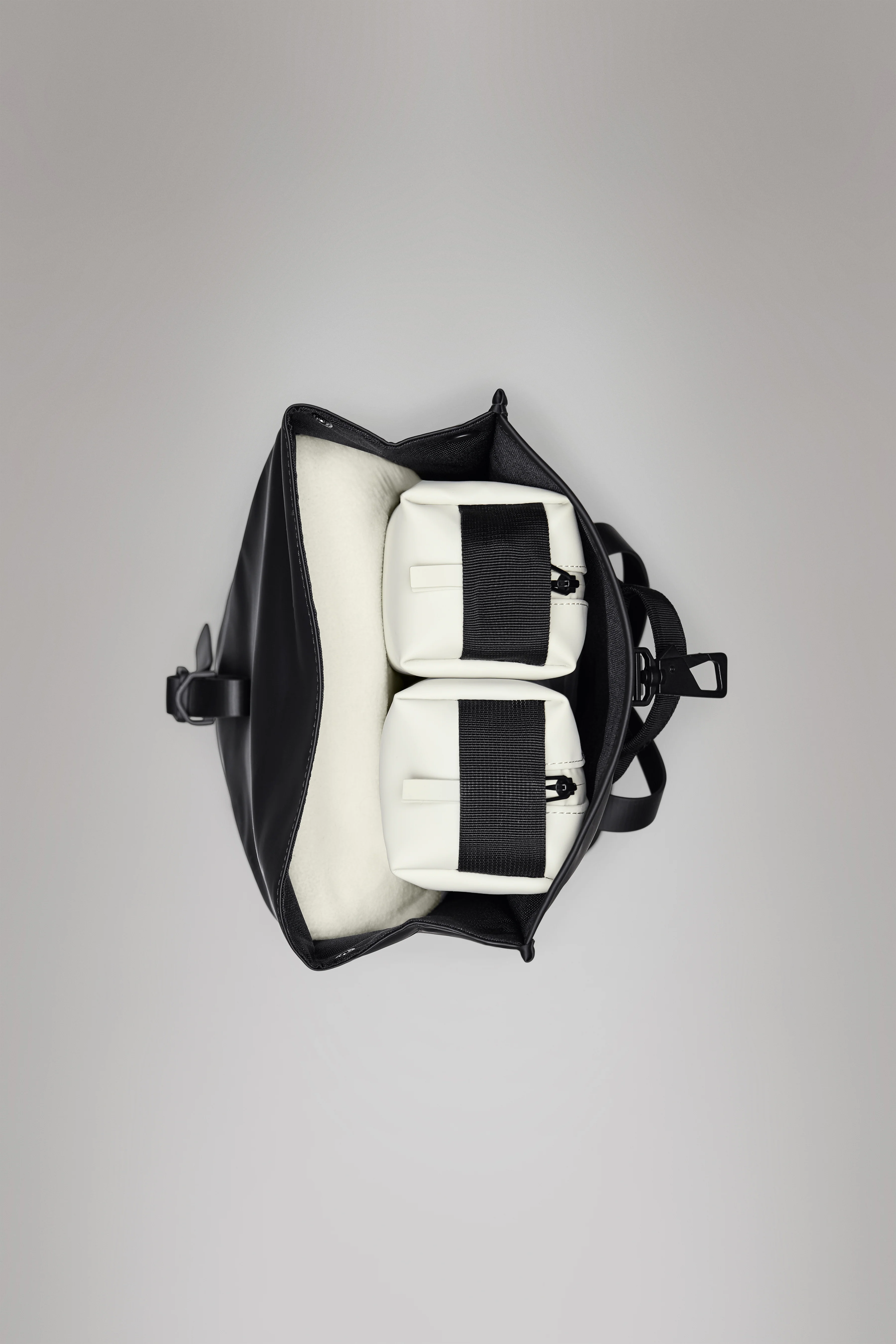 2025 Rolltop Rucksack Mini – Kompakt og vandtæt urban rygsæk med karabinhagelukning – PU-stof – Ideel til daglig pendling