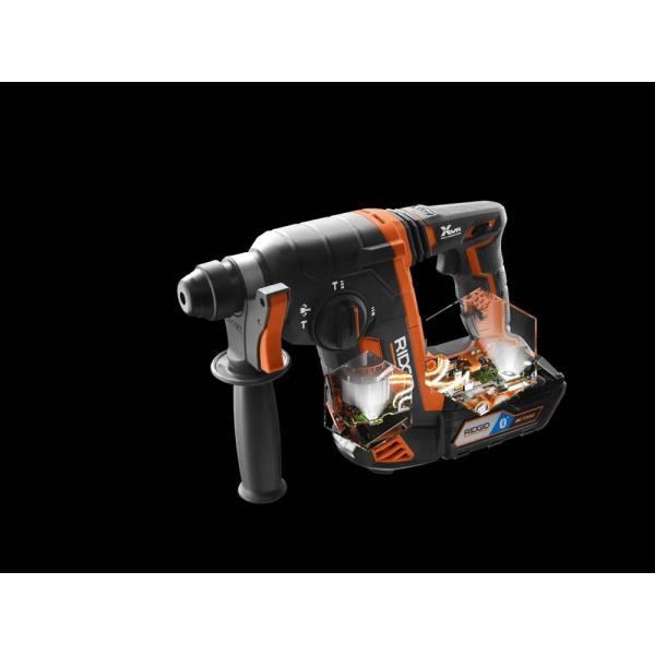 RIDGID 2025 Akku-Bohrhammer, bürstenlos, 18 Volt, OCTANE SDS-Plus, 1 Zoll (nur Gerät) R86711B