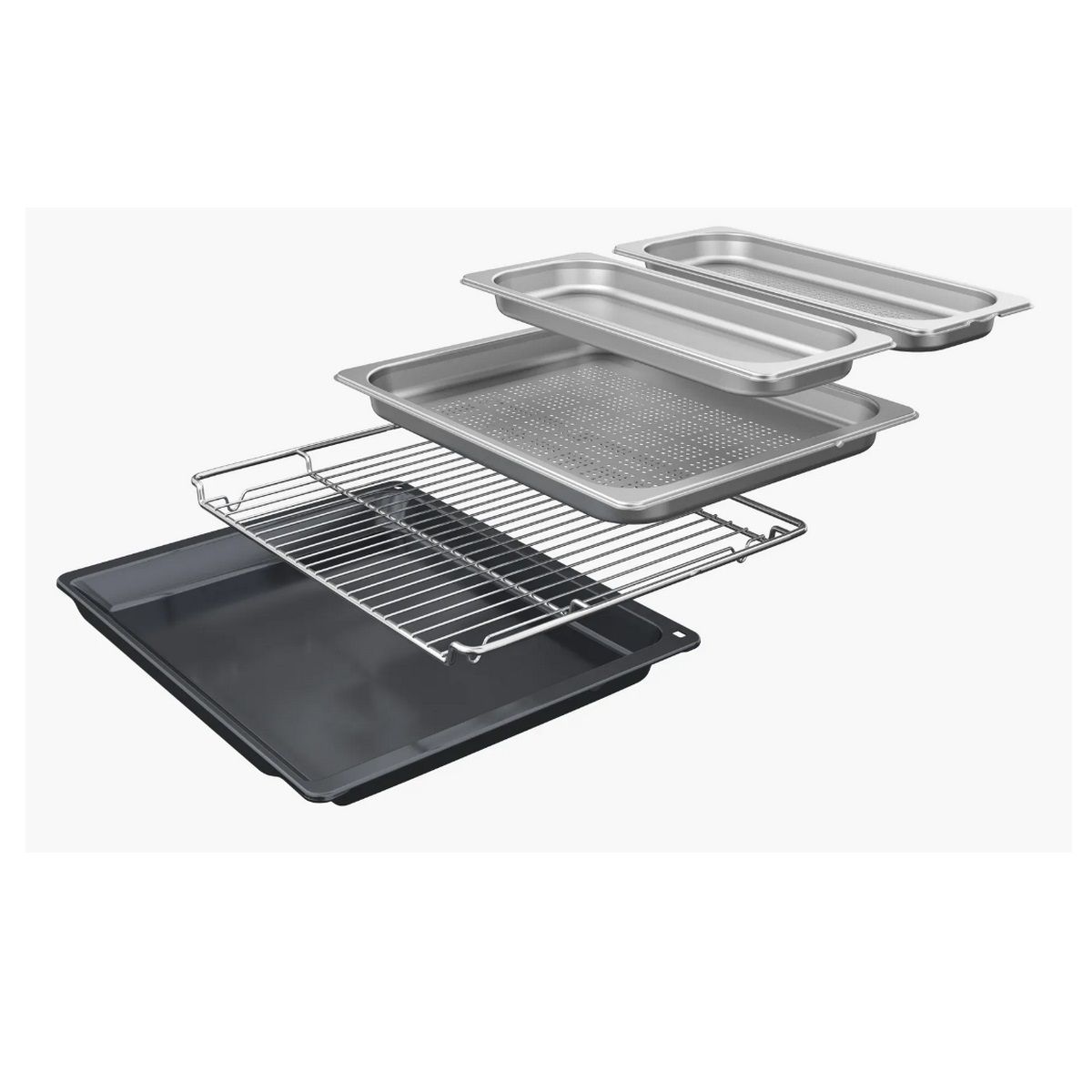 Neff Einbau-Dampfgarer-Kombinationsbackofen 47 l 60 cm A+ EcoClean Schwarz - C24fs31n0