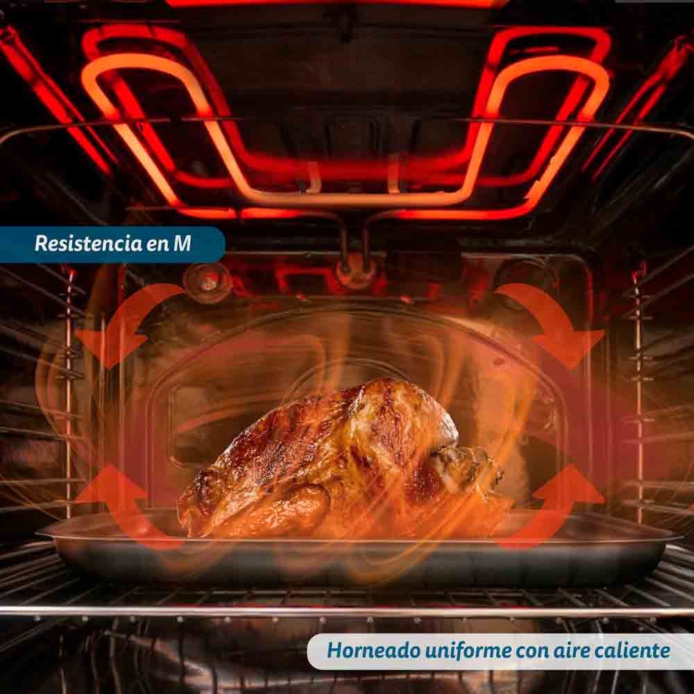 38-Liter-Multifunktions-Elektro-Tischbackofen – HR-38Silber – 2000 W – Grau