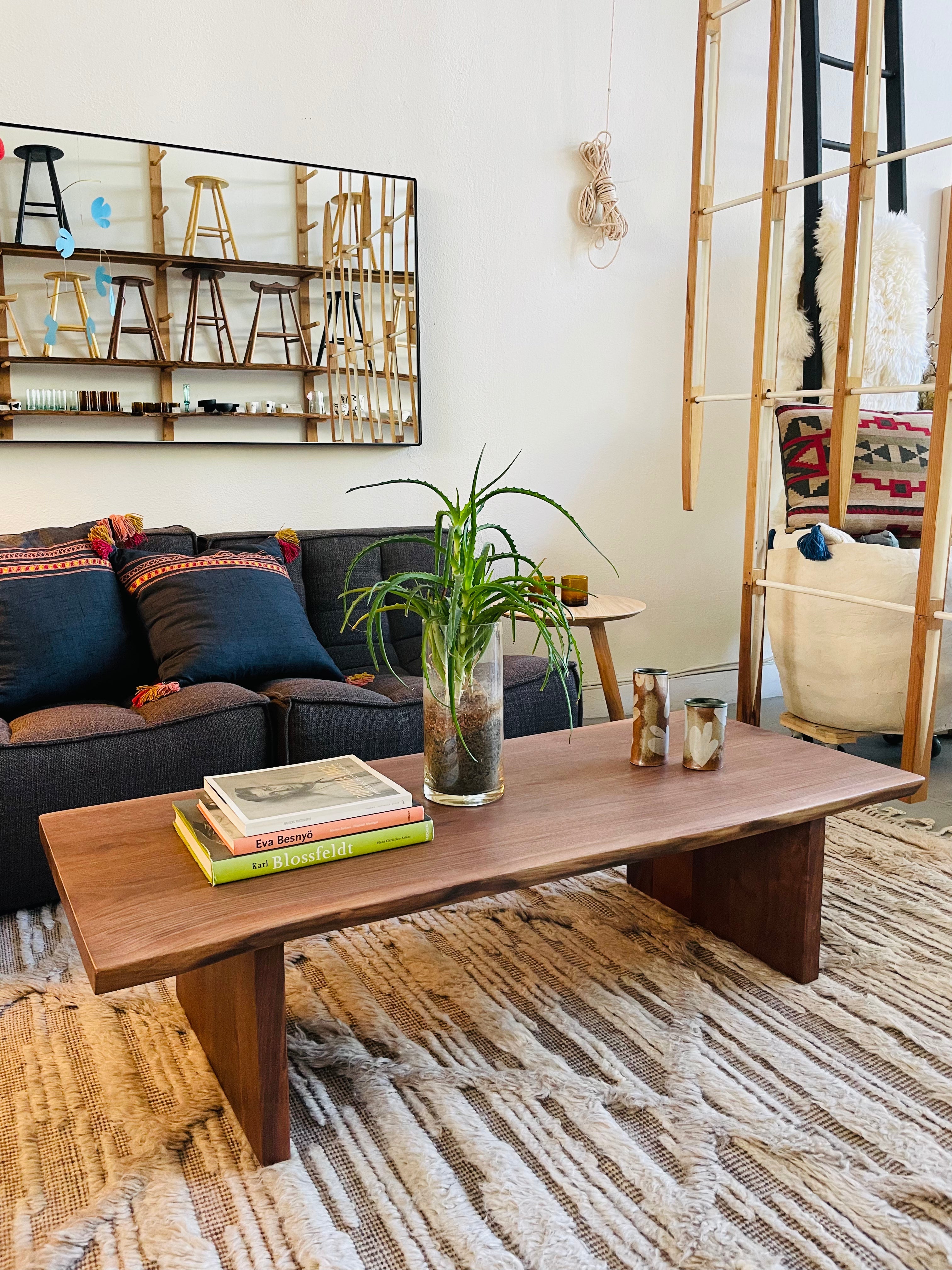 Mesa de centro Sofia Live Edge - Nogal