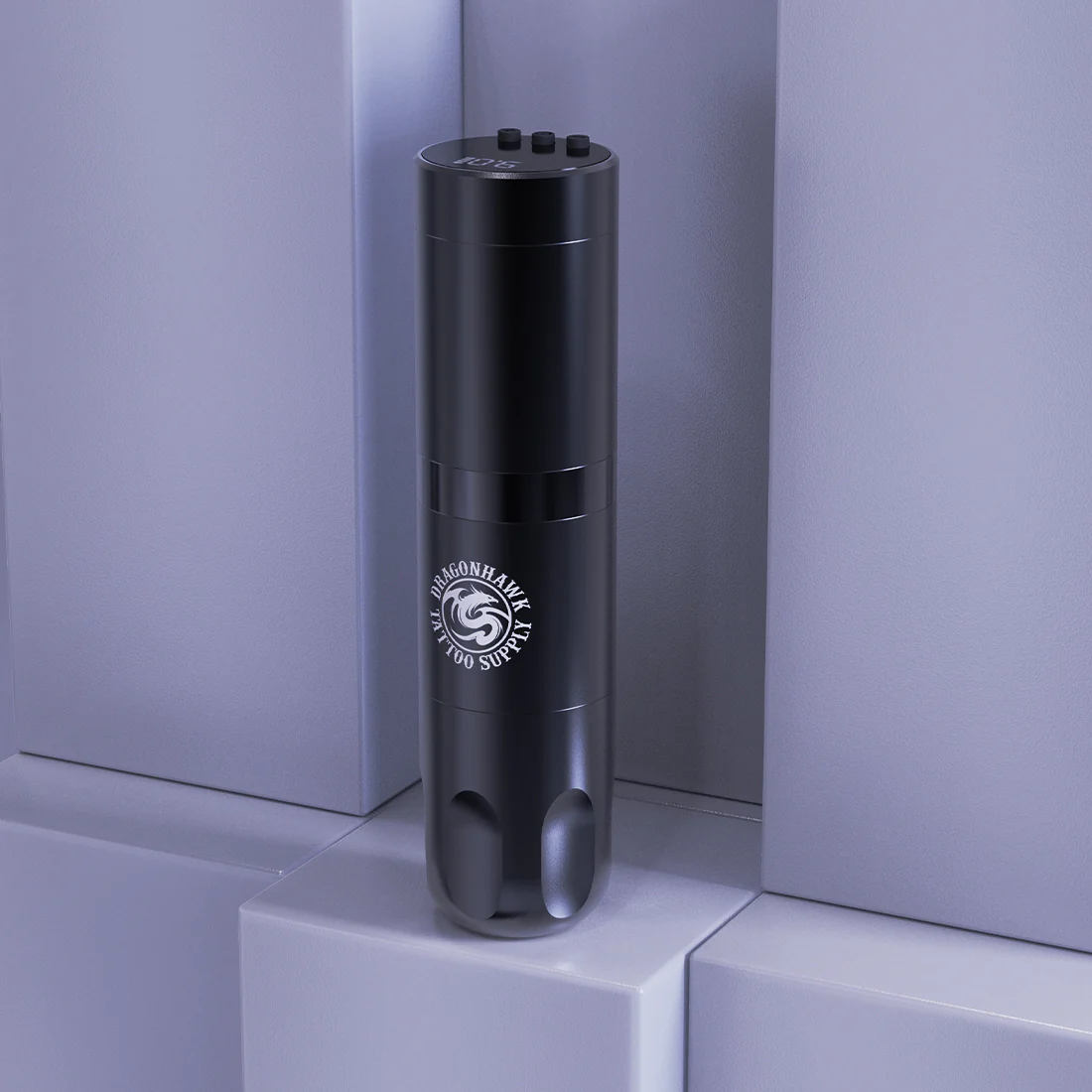 Kit de machine à tatouer sans fil Dragonhawk X3 avec 10 cartouches et deux flacons d'encre noire