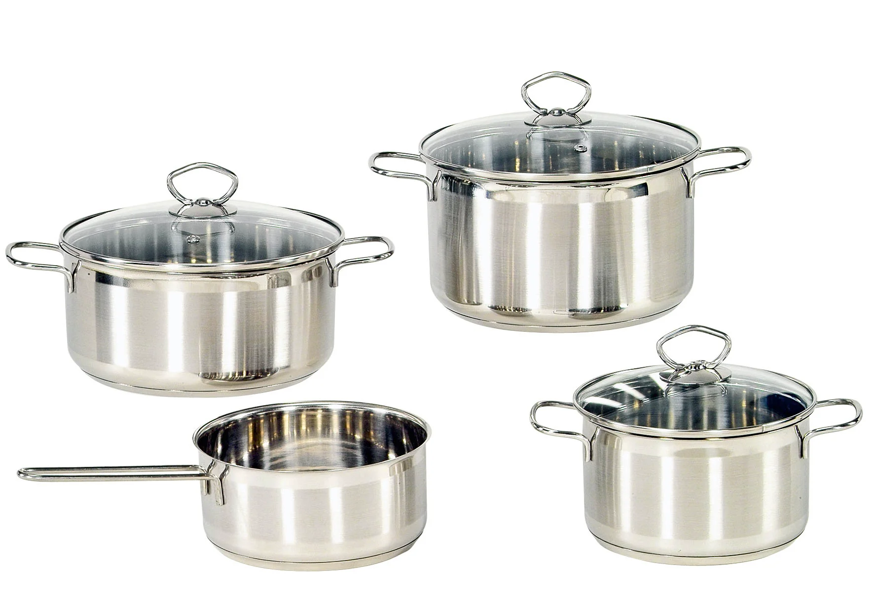 2025 Manhattan køkkengrejsæt i rustfrit stål. 4 dele