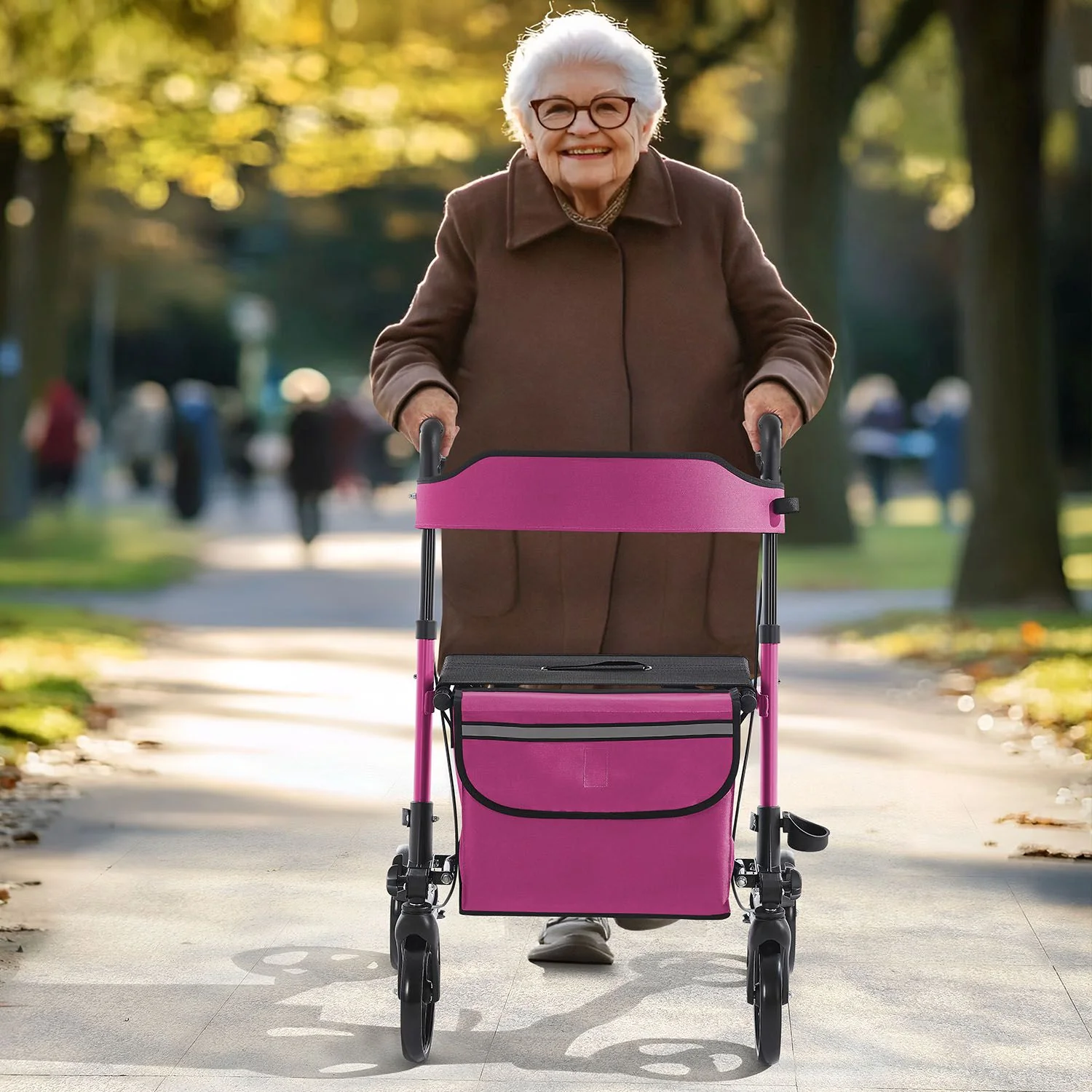 Déambulateur Vital en aluminium 2025 avec siège – Léger, pliable et sûr