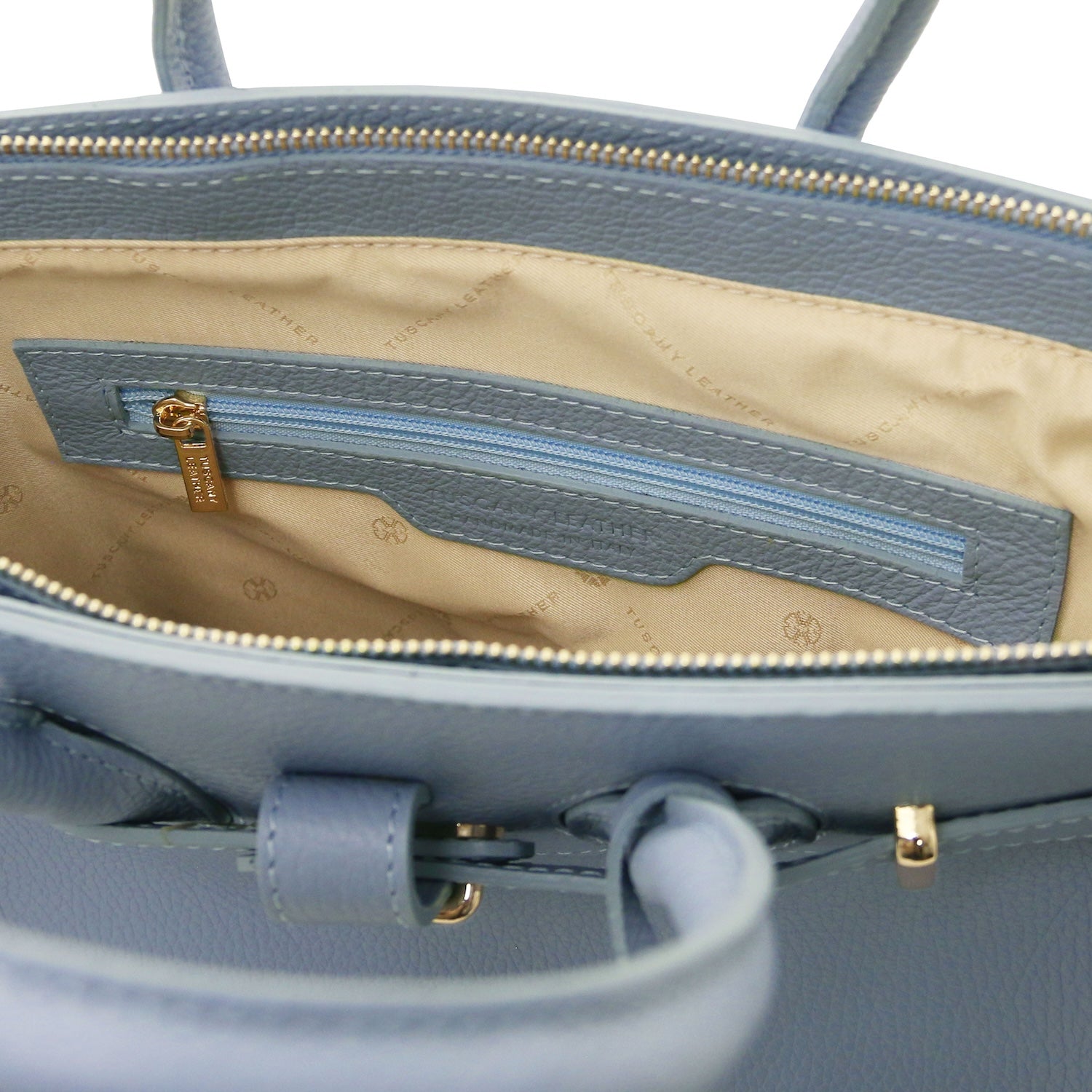 TL Bag - Leather handbag with golden hardware | TL141529