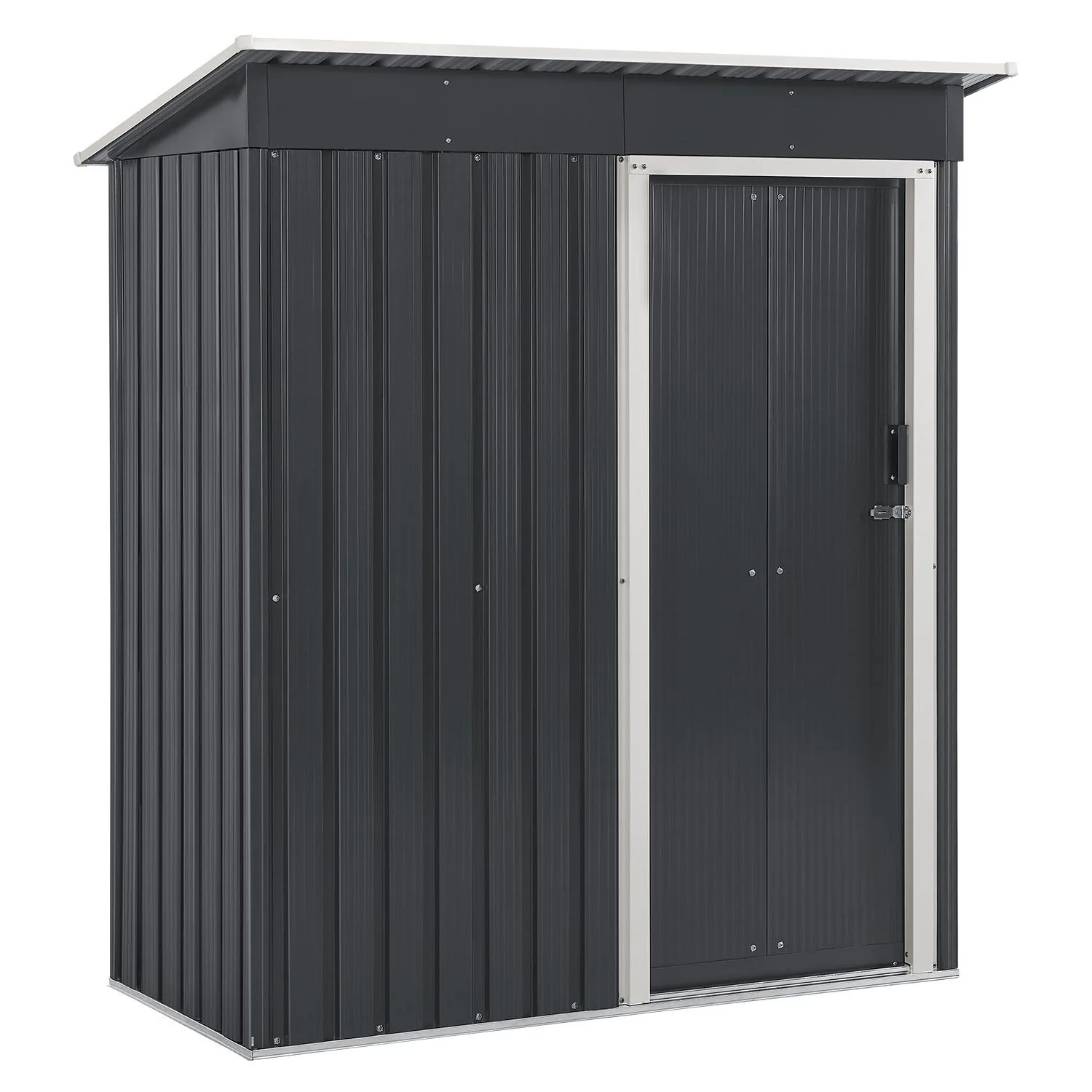 Abri de jardin métallique 2025 S avec toit incliné