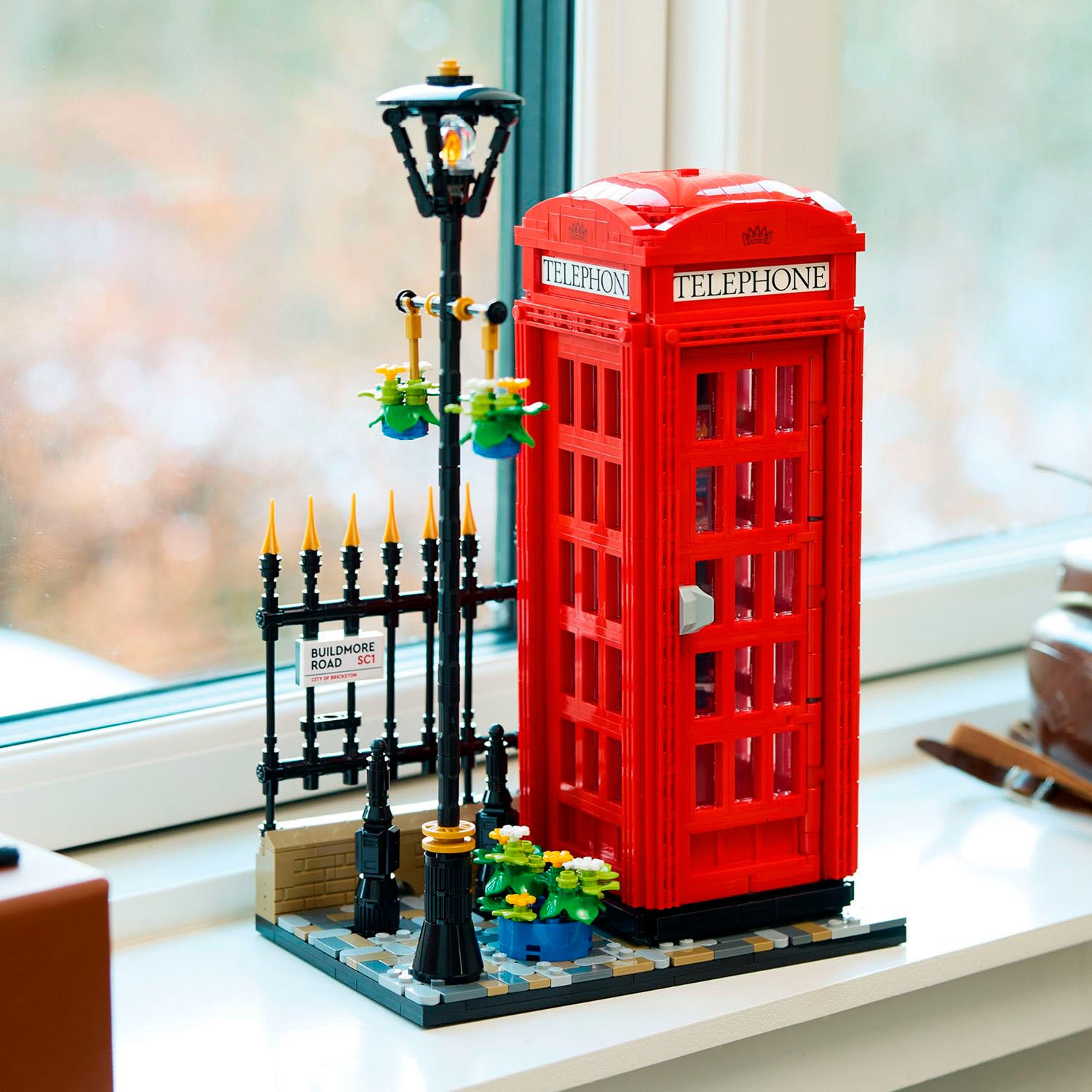 LEGO Ideas Londons røde telefonboks 21347