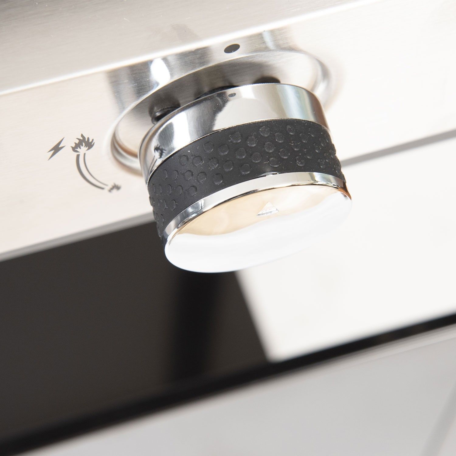 Mérida Gasgrillplatte mit 4 Brennern + Wagen