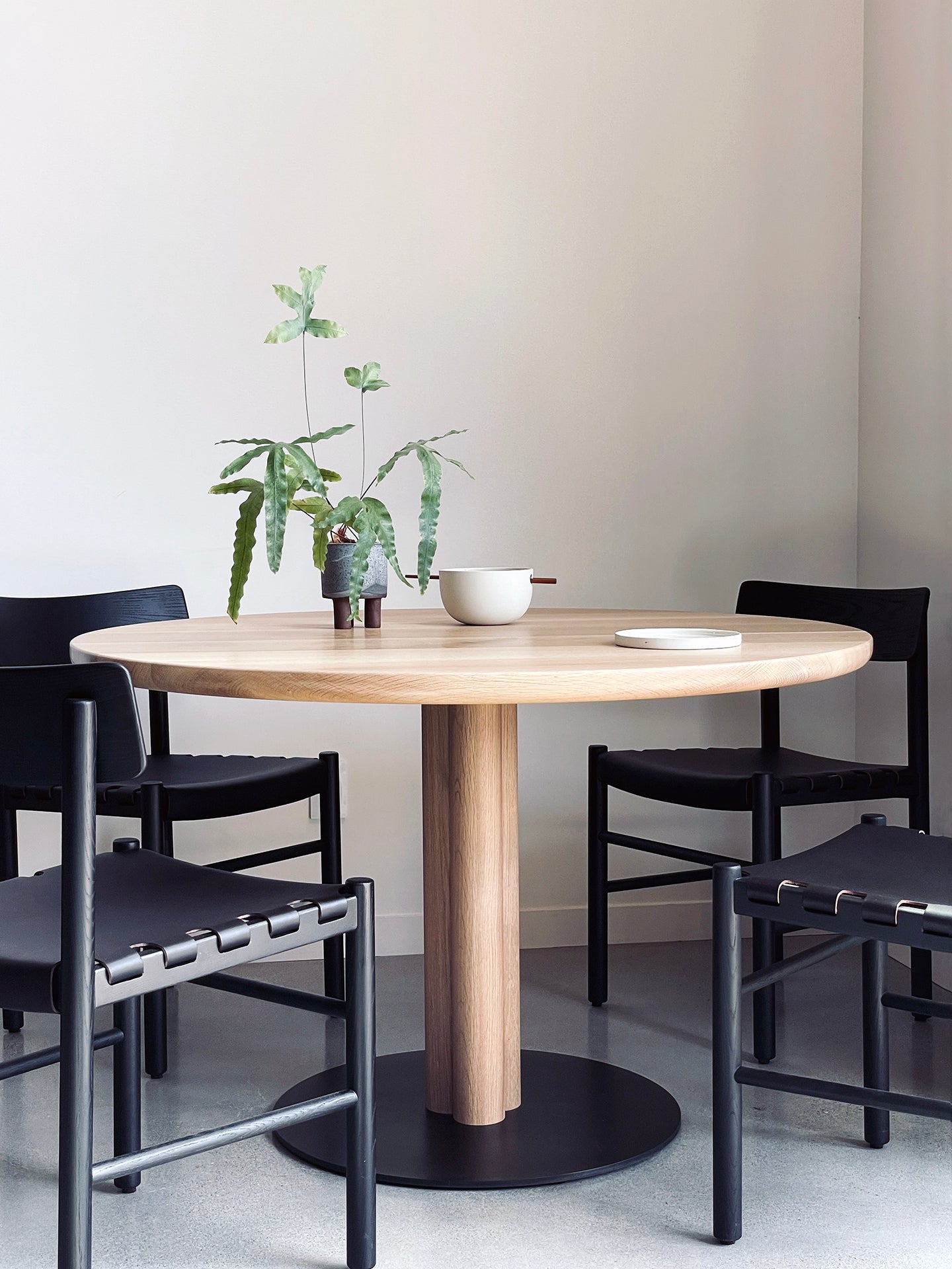 Mesa de comedor Posta - Roble blanco