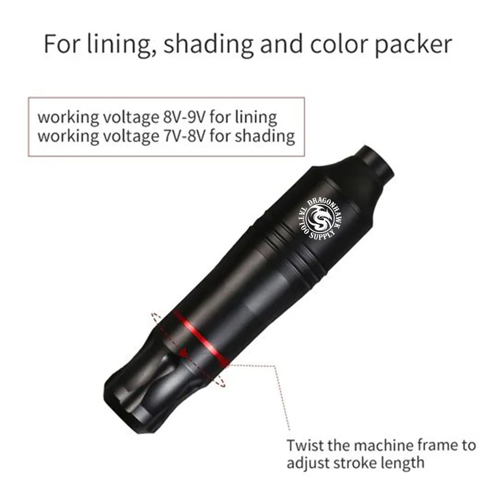 Dragonhawk Rotary Tattoo Machine Starterpaket