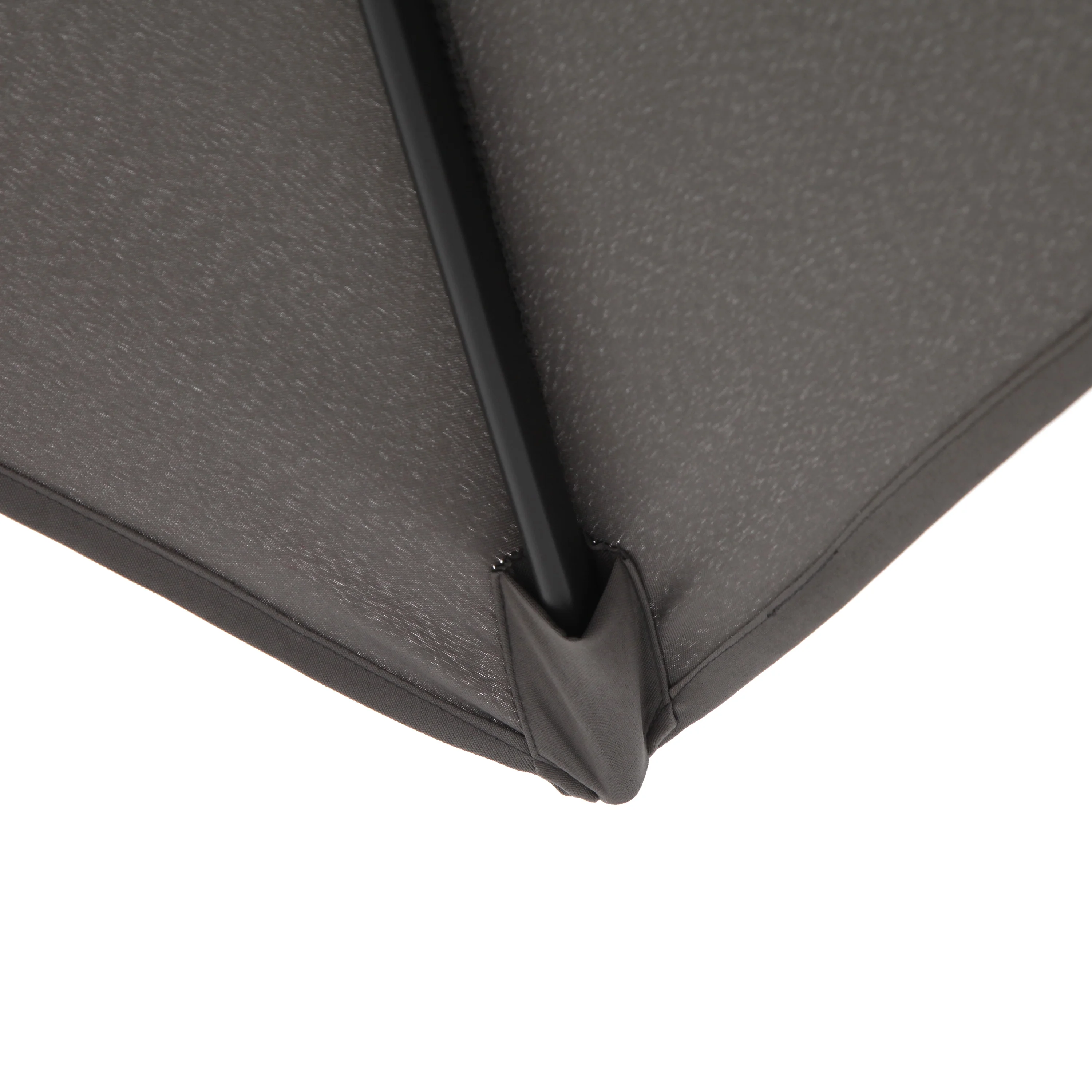 2025 Mainstays Albany Lane 6-delt udendørs spisebordssæt med parasol. Stål. Rød