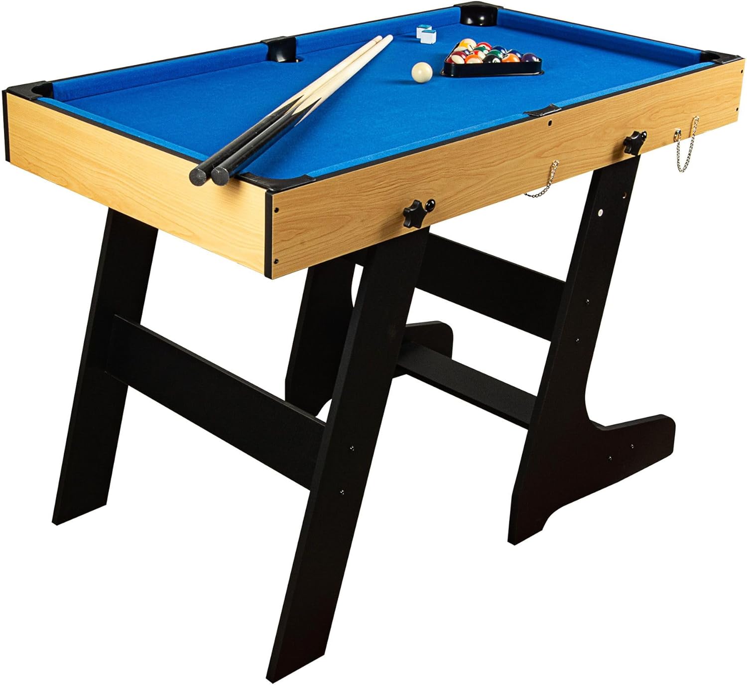 Leomark Spieltisch aus Holz für Kinder und Erwachsene | Spielspaß zu Hause oder auf Partys, Familienunterhaltung | Stabil, lehrreich und einfach aufzubauen