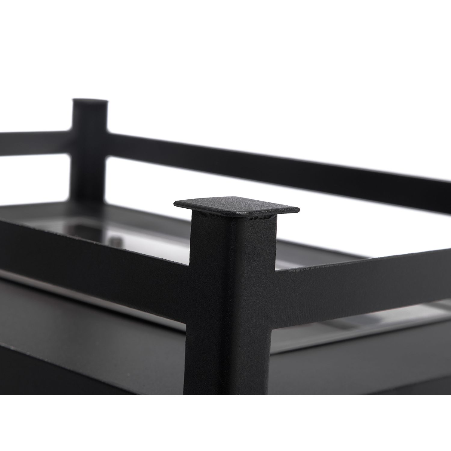 1,5-Liter-Ethanolgrill, Grillplatte aus rotem Stahl und rechteckiger Eisenplatte