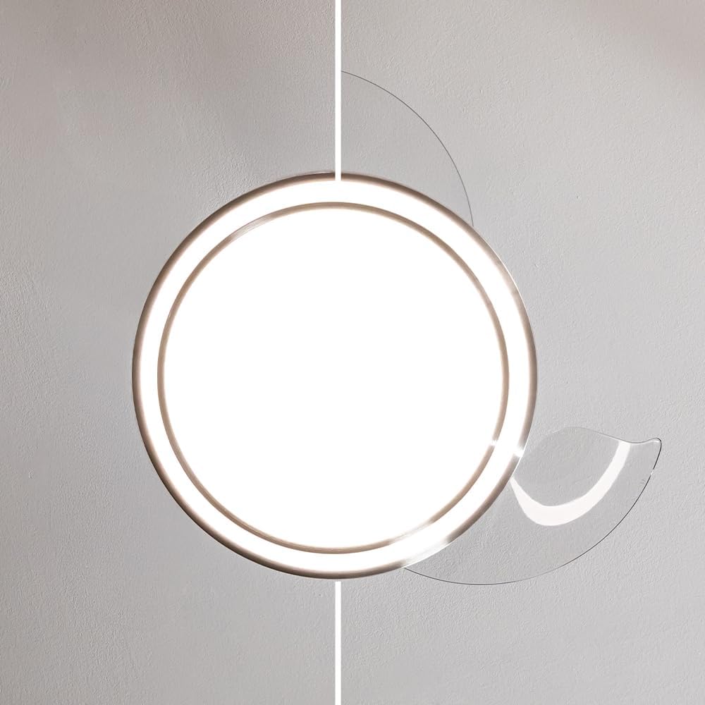 Ventilateur de plafond Cecotec à pales rétractables et lampe invisible EnergySilence Aero 4280 en acier, 40 W, diamètre 42 pouces (106 cm), minuterie, 3 tons lumineux, fonction été-hiver