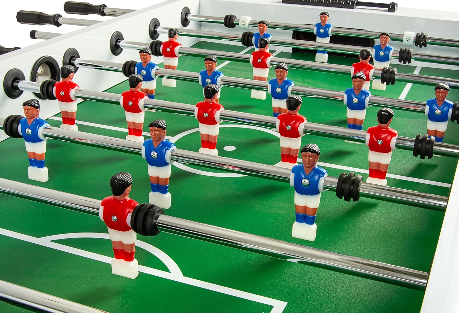 Leomark Spieltisch aus Holz für Kinder und Erwachsene | Spielspaß zu Hause oder auf Partys, Familienunterhaltung | Stabil, lehrreich und einfach aufzubauen