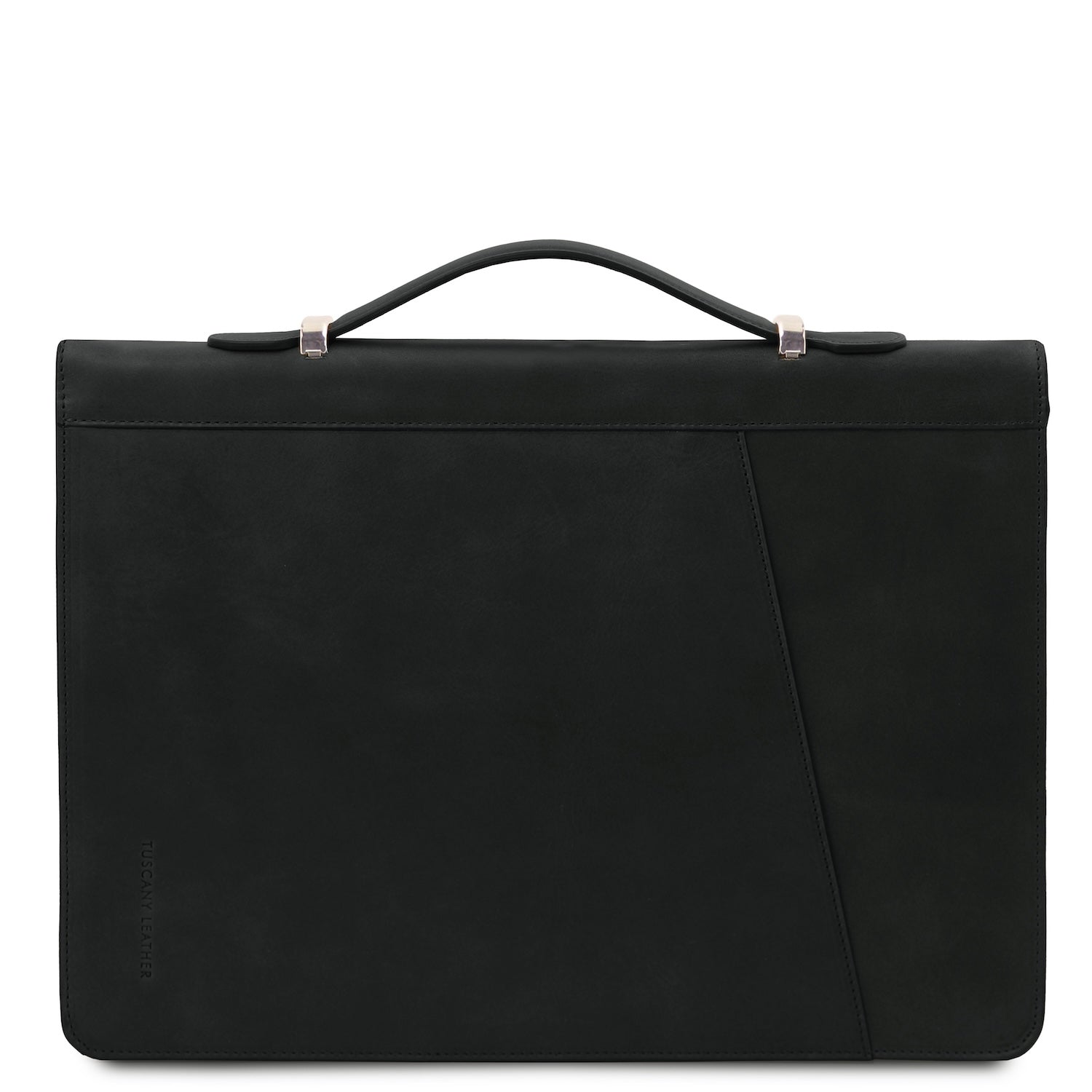 Costantino - Leather document case with handle | TL142545