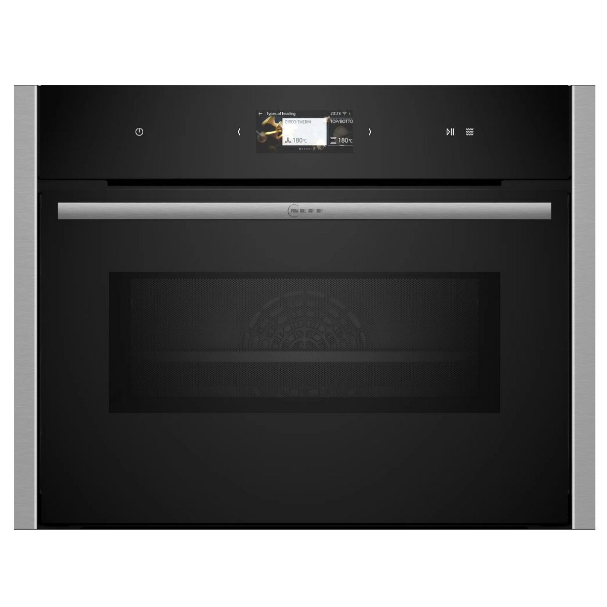 Neff Einbau-Kombi-Backofen 45 l Edelstahl - C24ms31n0