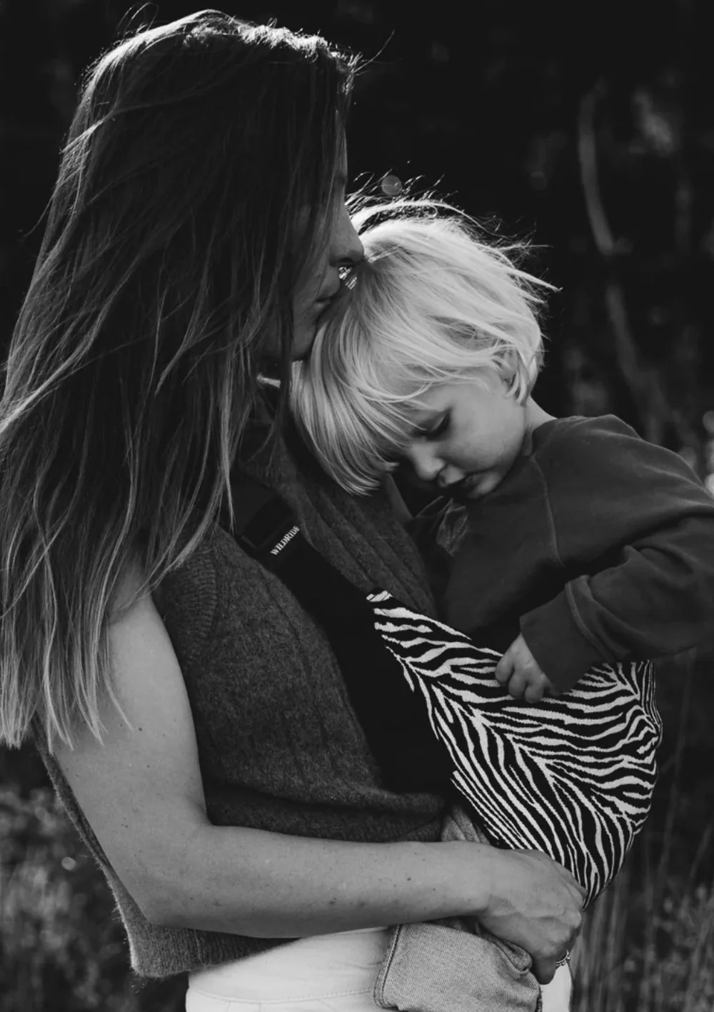 Premium-Babytrage aus Jacquard-Zebra-Stoff (Modelljahr 2025)