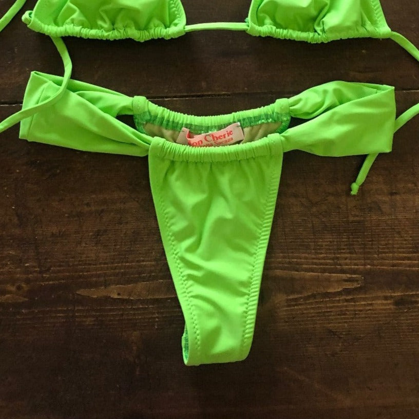 Arenas Ruched Bikini Bottoms | Available in Tie Side Cheeky Bikini Bottoms or Ruched Thong Bikini Bottoms