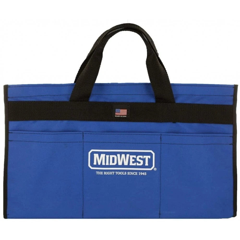 MIDWEST – Trousse à outils CVC – Ensemble de 9 pièces comprenant une cisaille aviation, des outils de travail des métaux et une pochette – MWT-HVACKIT03