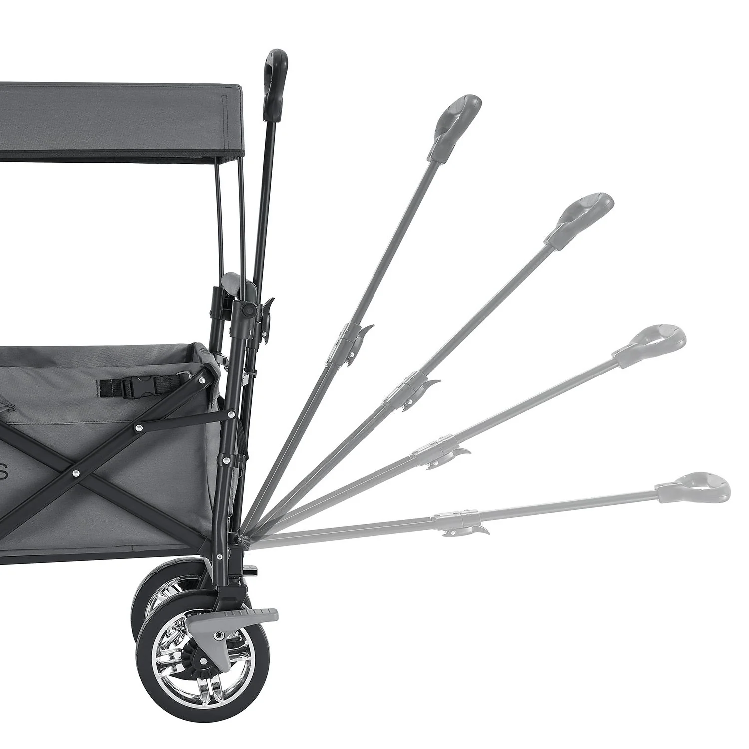 Poussette pliante 2025 avec toit et sac