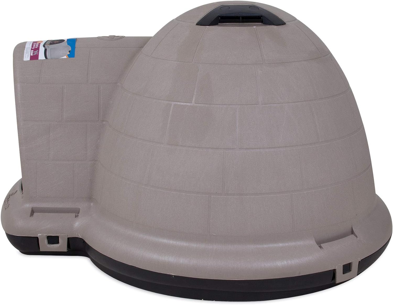 2025 Petmate Indigo Hundehus (Igloo-stil hus. Lavet i USA med 90% genbrugsmaterialer. Dyrehus til al slags vejr) til ekstra store hunde - 40 til 50 kg. Lavet i USA.