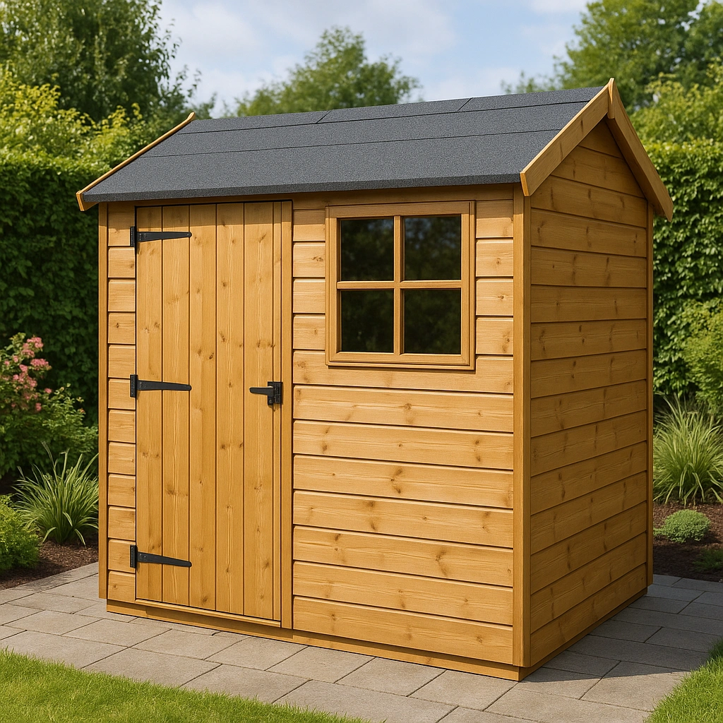 Abri de jardin en bois 200x180x250 cm avec fenêtre et porte