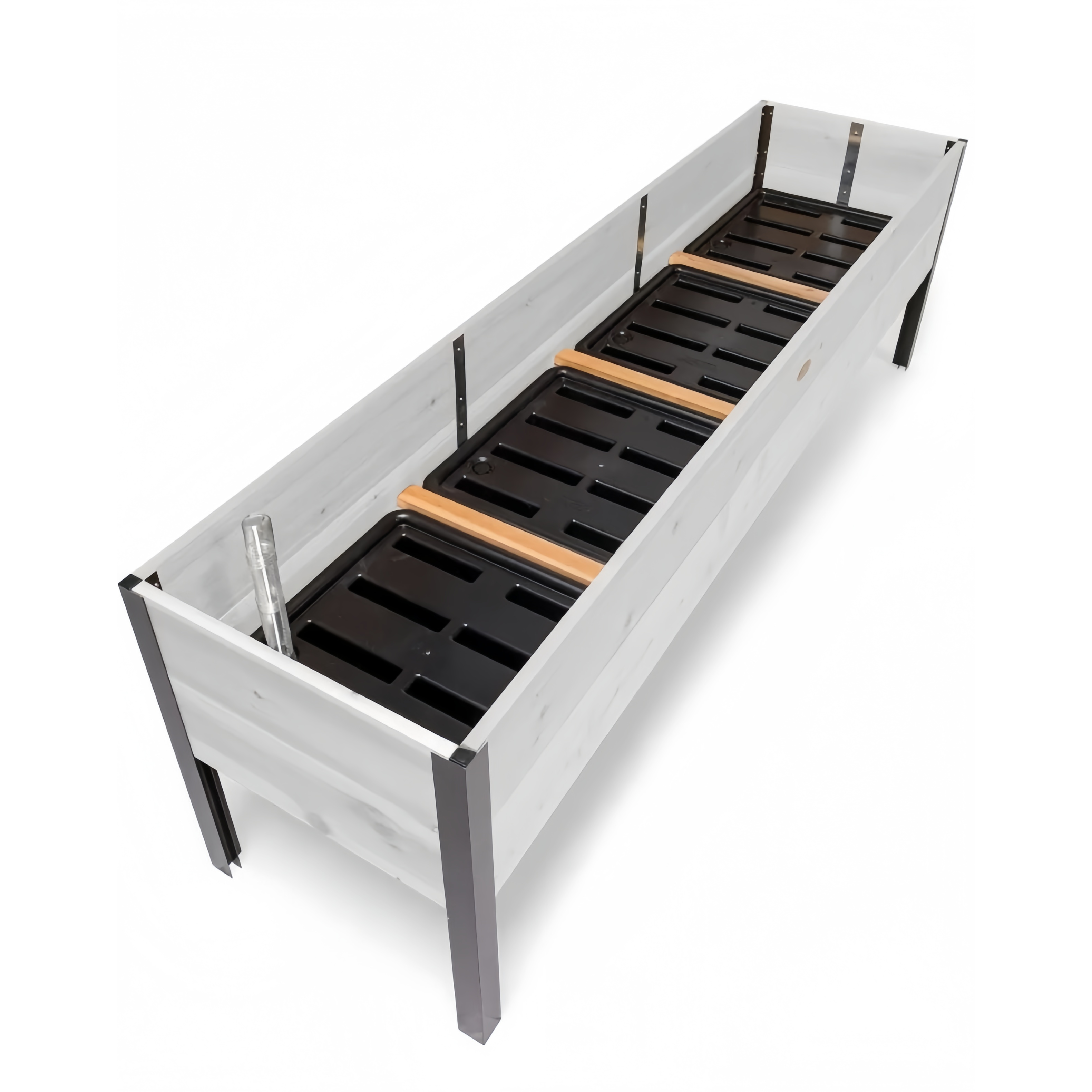 Specialtilbud i dag hos Mart: De sidste 30 sæt økologiske hævede plantekasser med automatisk vanding og bejdset finish