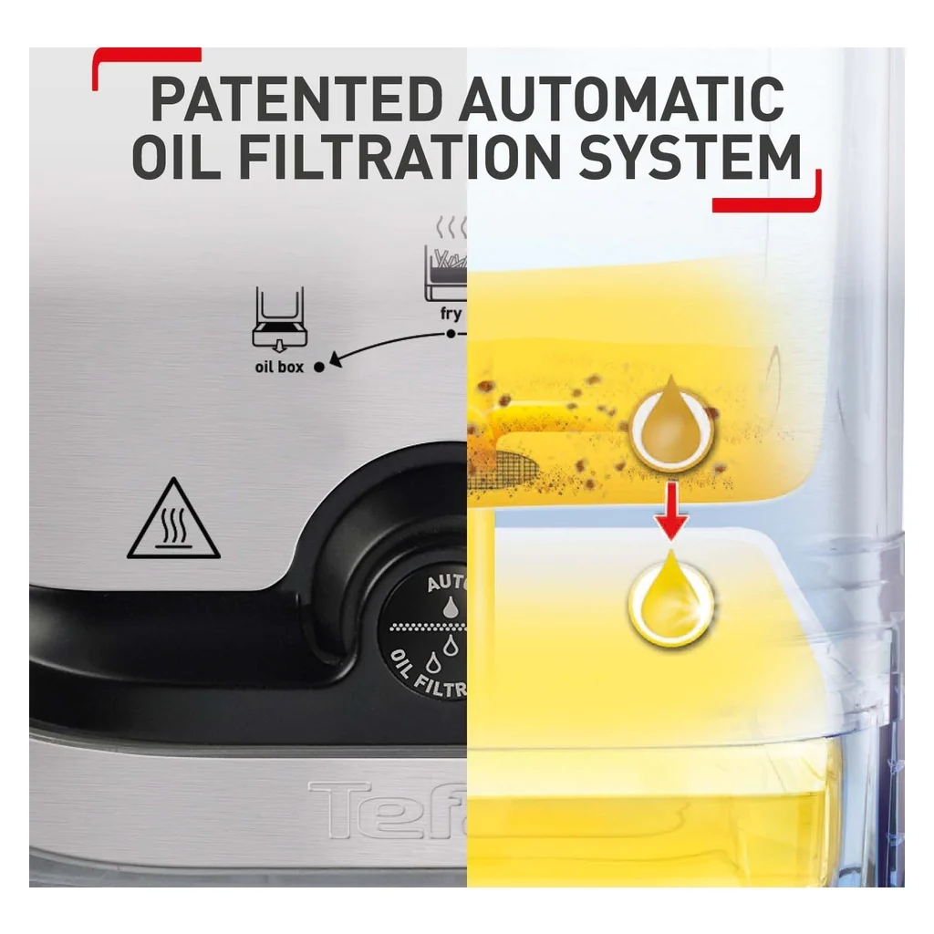 2025 Tefal Oleoclean Compact FR7016 Edelstahlfritteuse