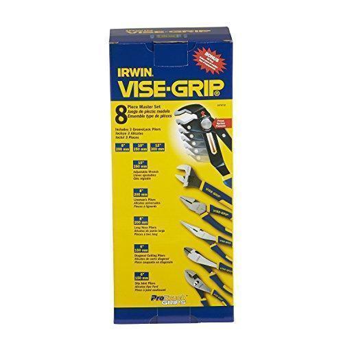 IRWIN VISE-GRIP GrooveLock tangsæt, 8 dele (2078712)