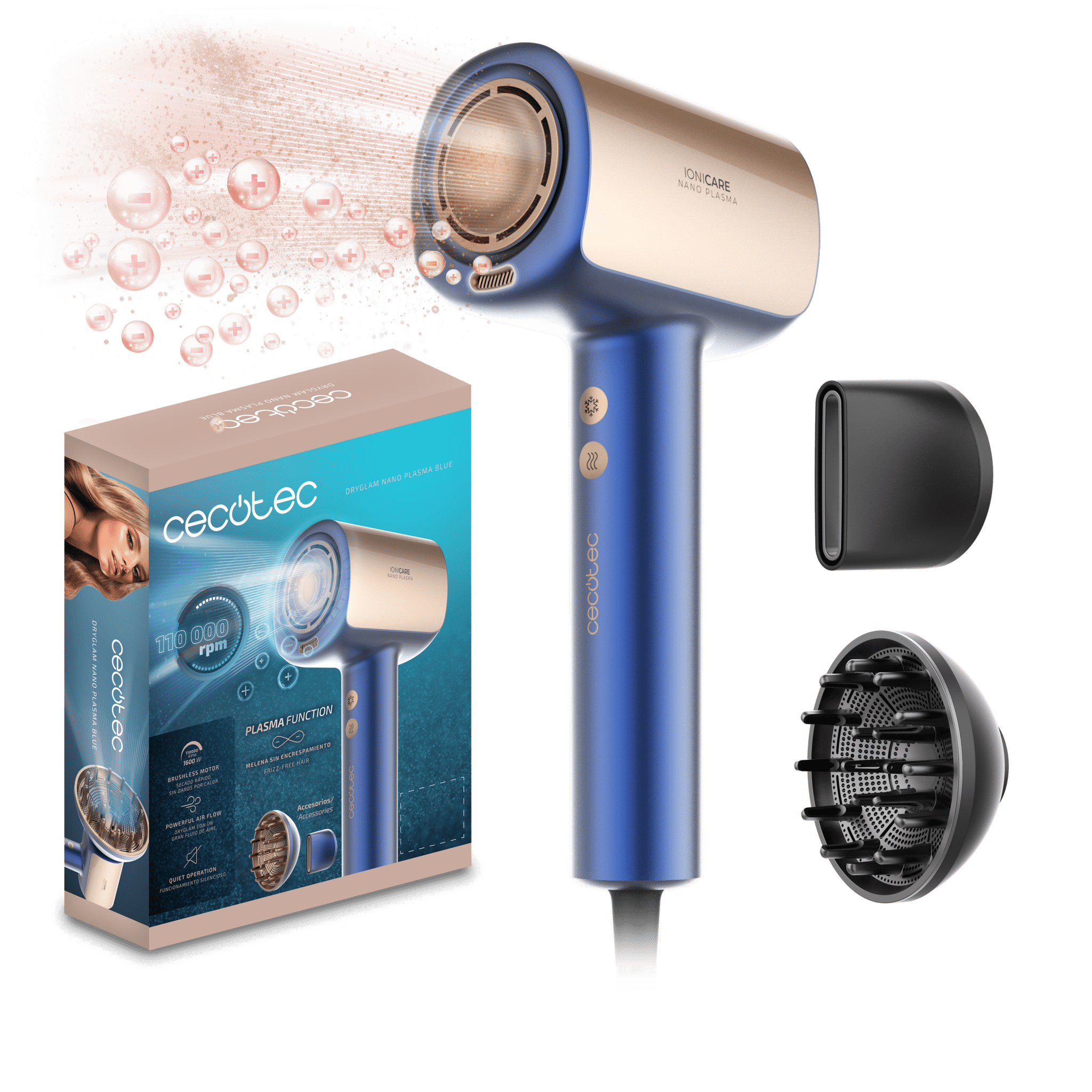 DryGlam Nano Plasma Blau