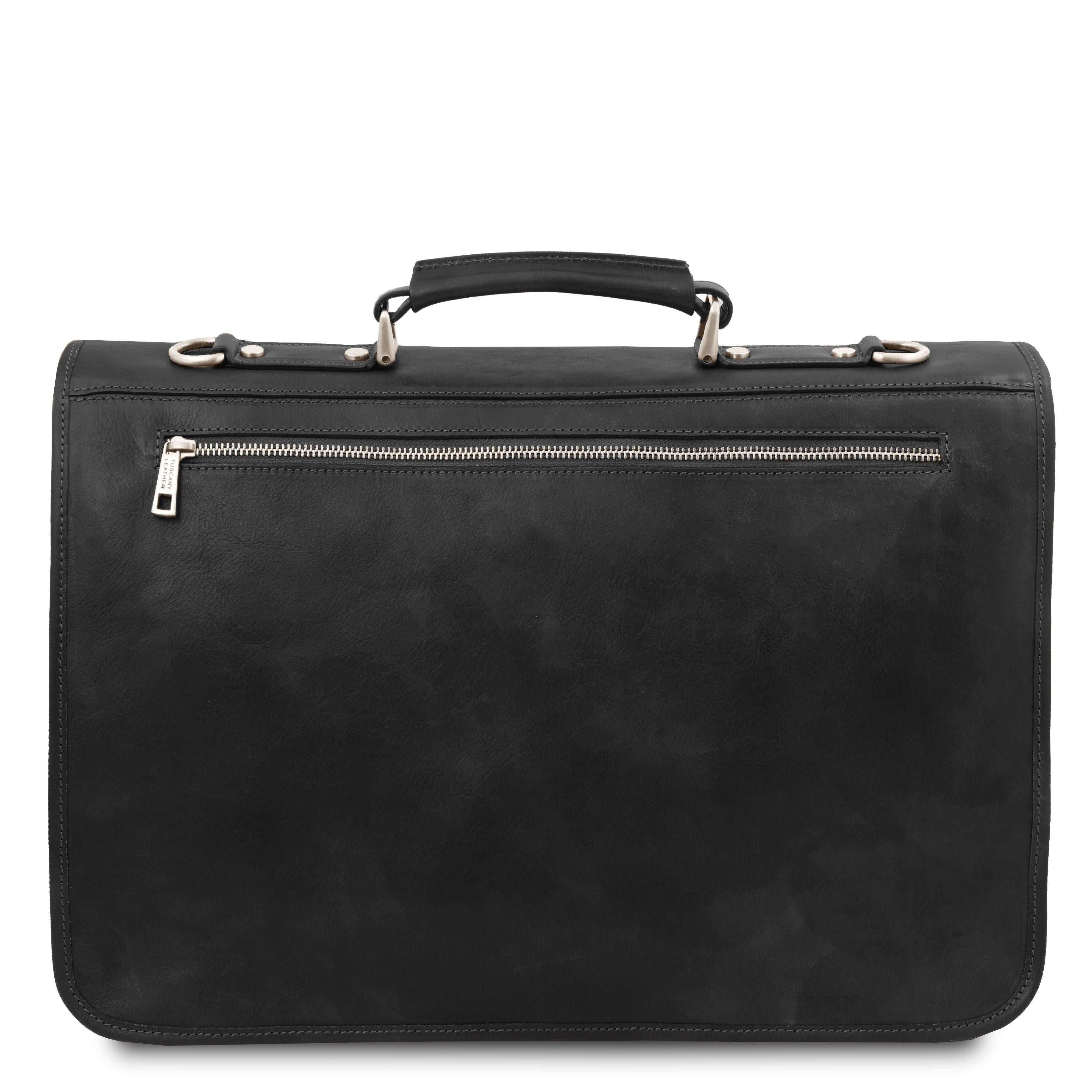 Ancona - Leather messenger bag | TL142073