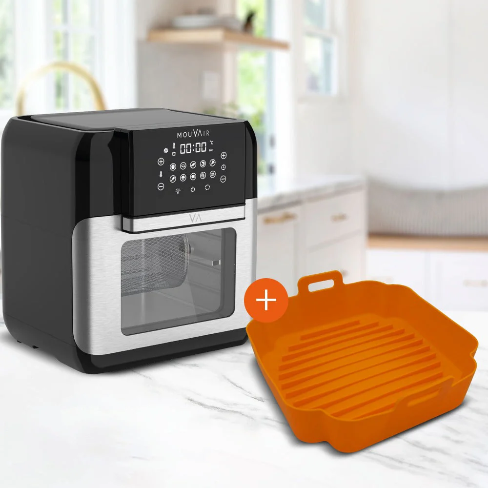 Four à friteuse à air Crisp 2025, 10 litres + moule Mouvair