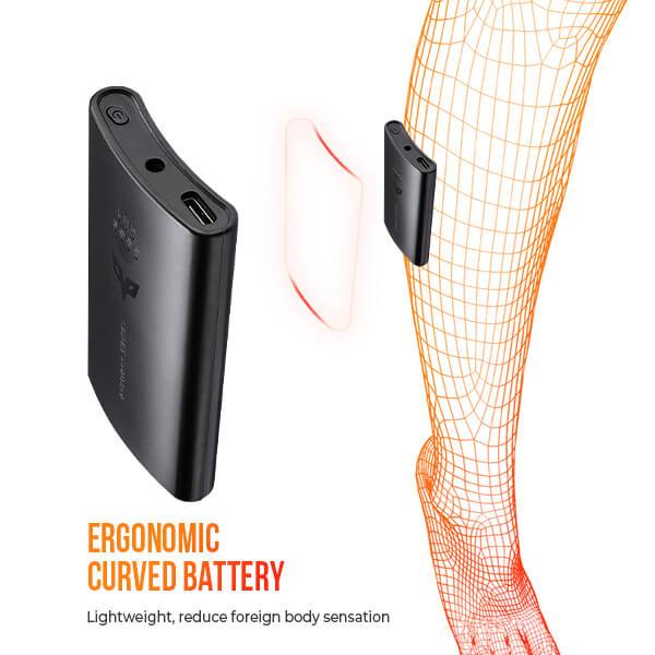 (Gratisgeschenk) Hochwertige beheizbare Socken mit wiederaufladbaren Akkus und Fernbedienung