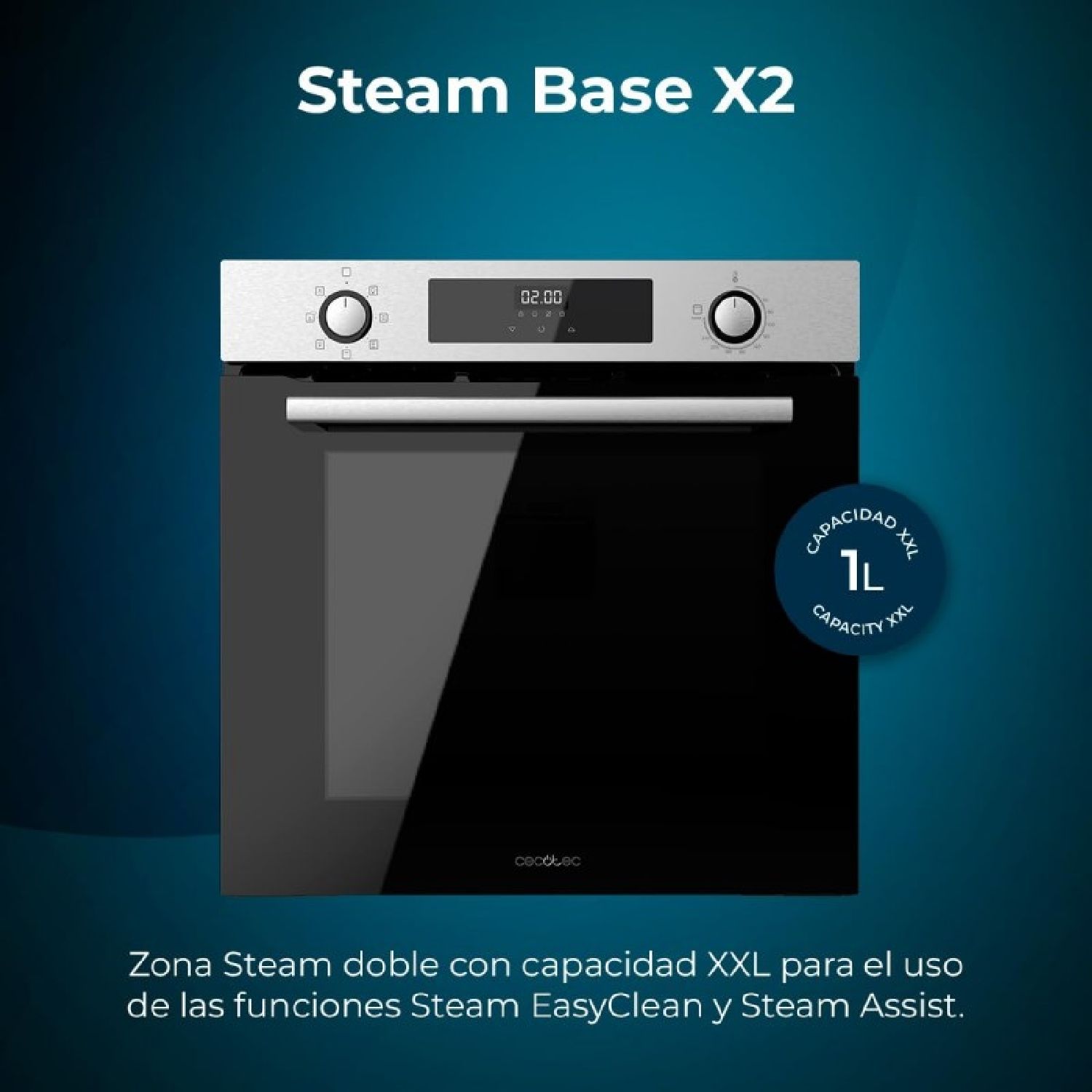 Cecotec Bolero Hexa M226000 Edelstahl-Multifunktionsbackofen