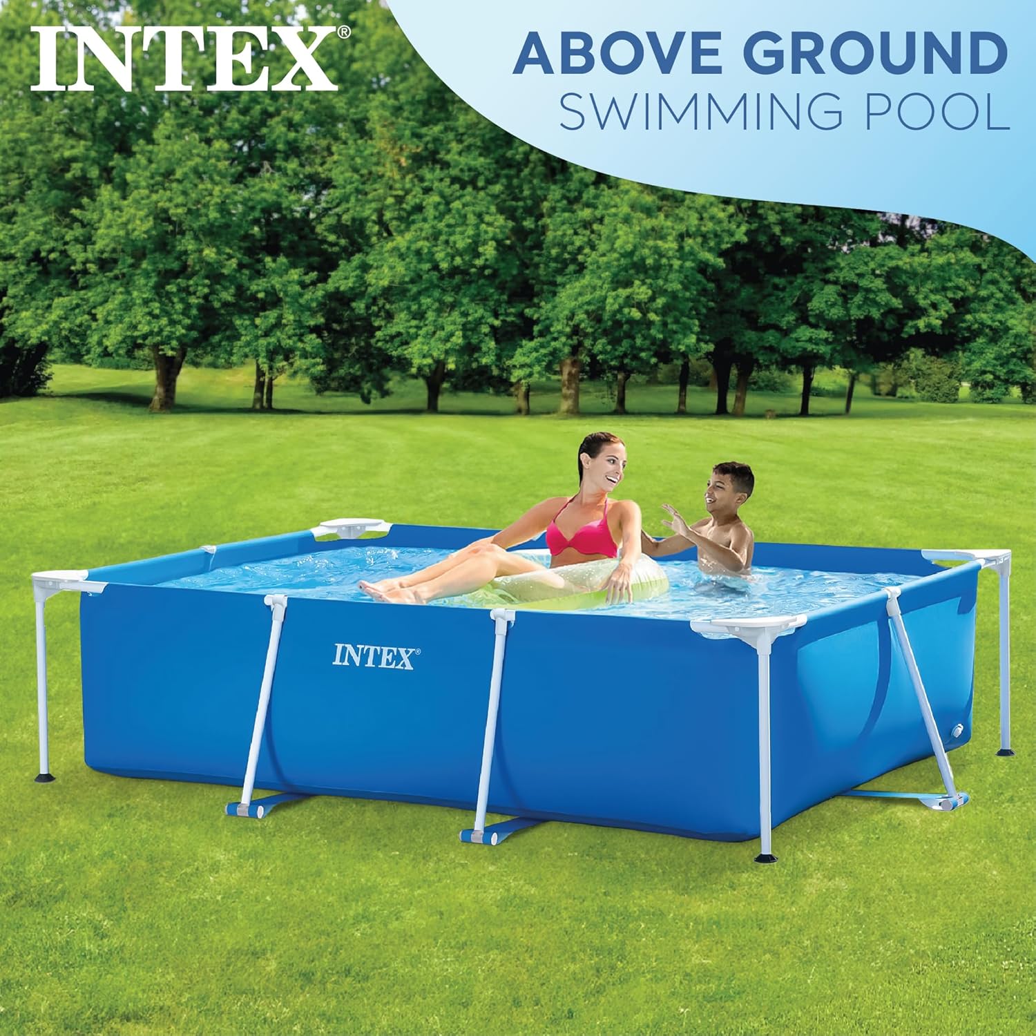 Intex 28271NP – Piscine amovible Small Frame 260 x 160 x 65 cm, 2 282 litres, bleue