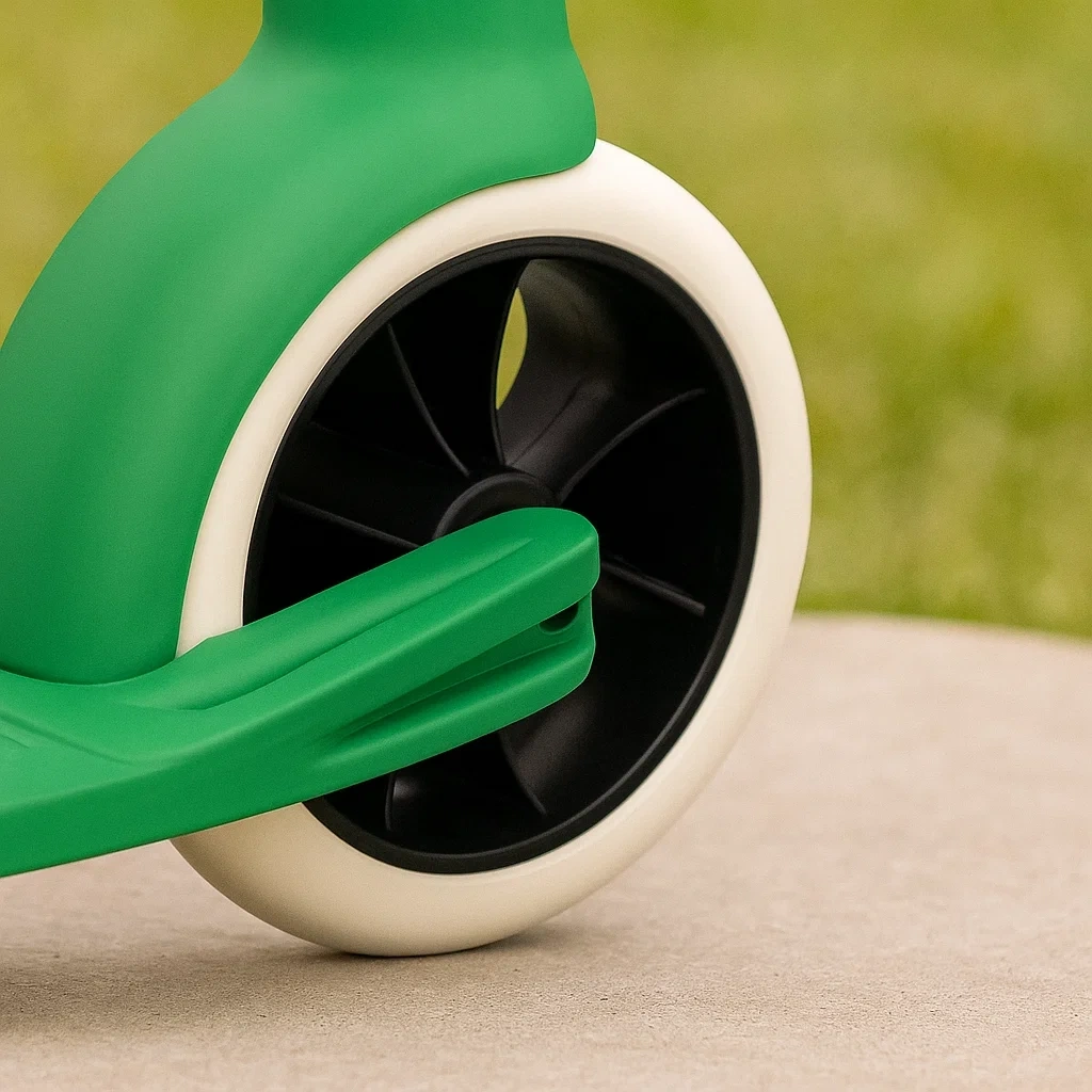 Trottinettes pour enfants, blanches et vertes, 6-10 ans - TunbFKxz62zk