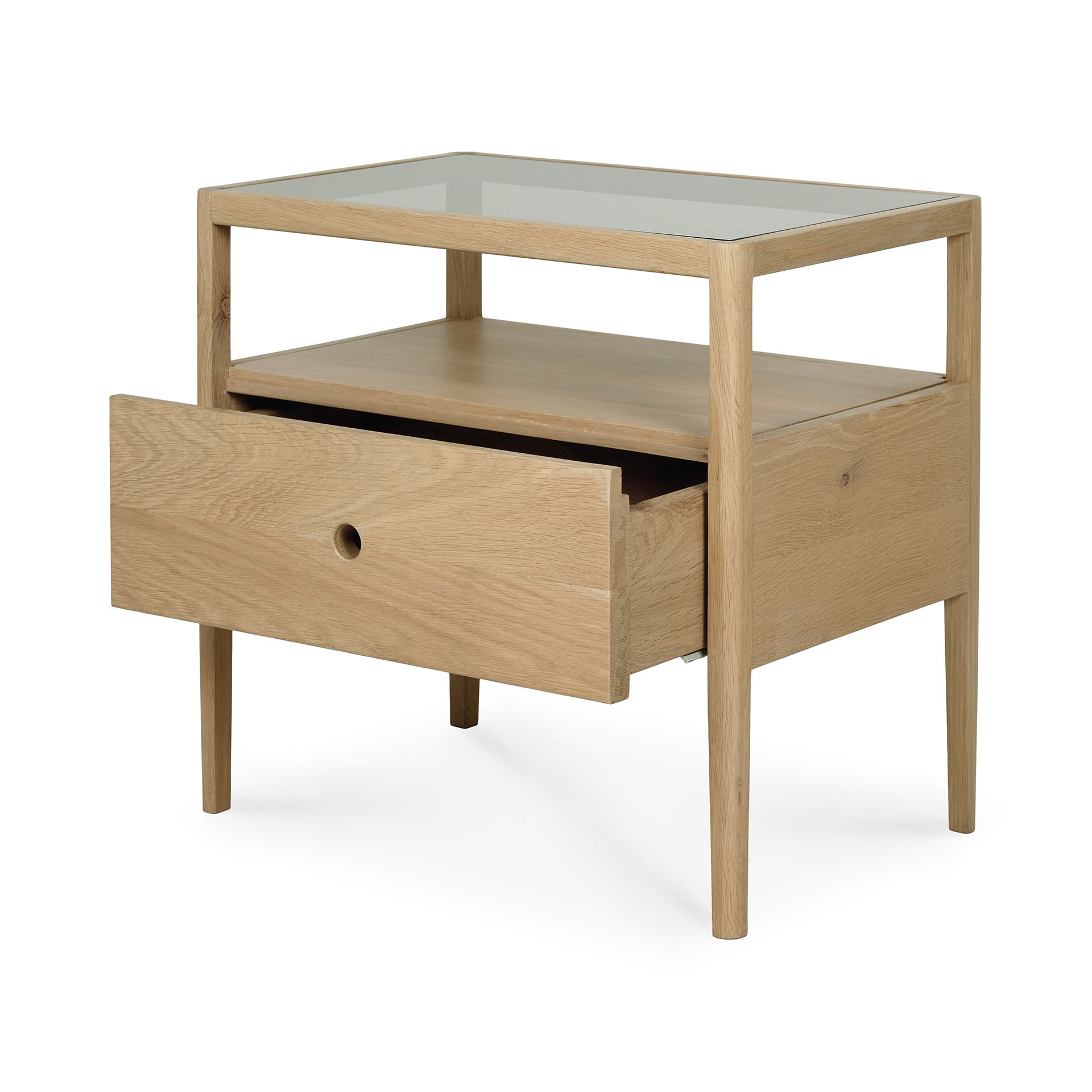 Spindle Nightstand - Oak