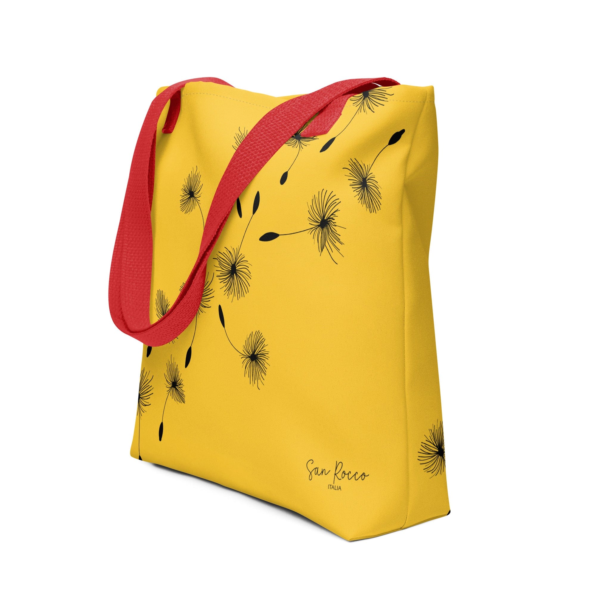 Yellow Dandelion Tote Bag