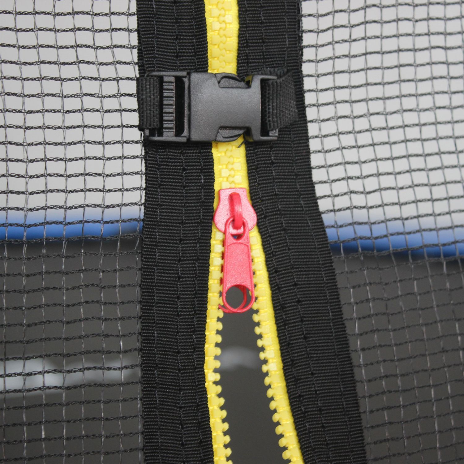 305 cm Trampolin mit Sicherheitsnetz, Blau