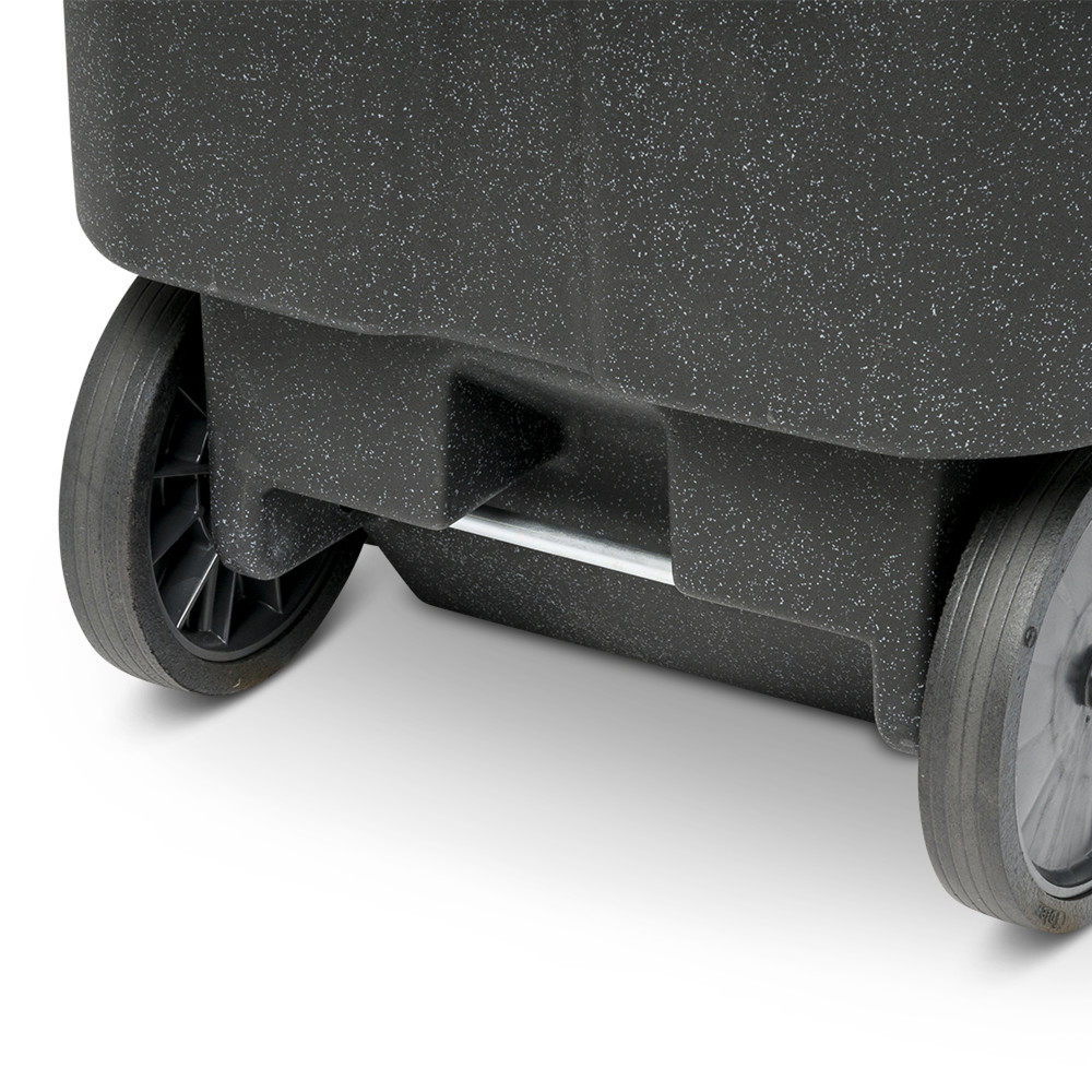 2025 96 gallon skraldespand med lydløse hjul og låg