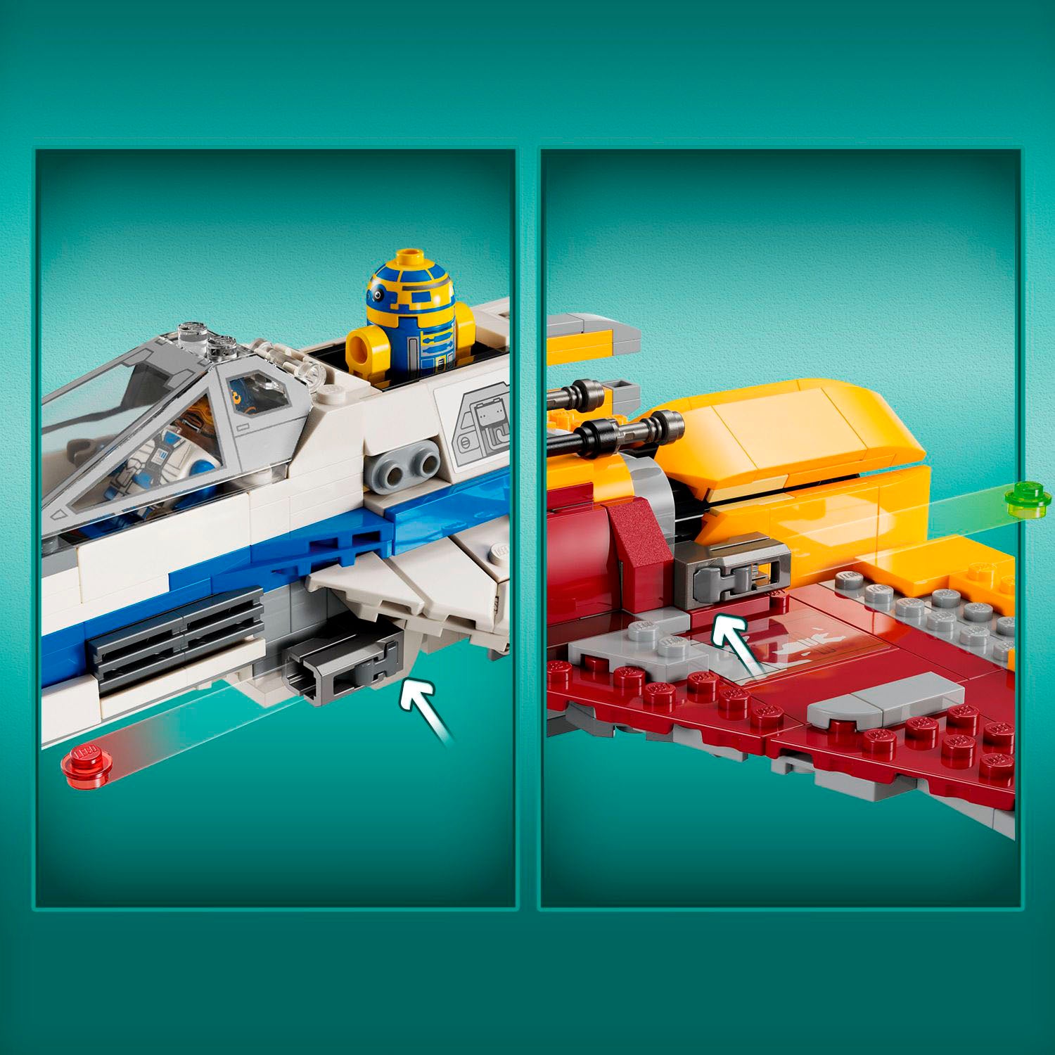 LEGO Star Wars: Ahsoka New Republic E-Wing vs. Shin Hati Starfighter 75364