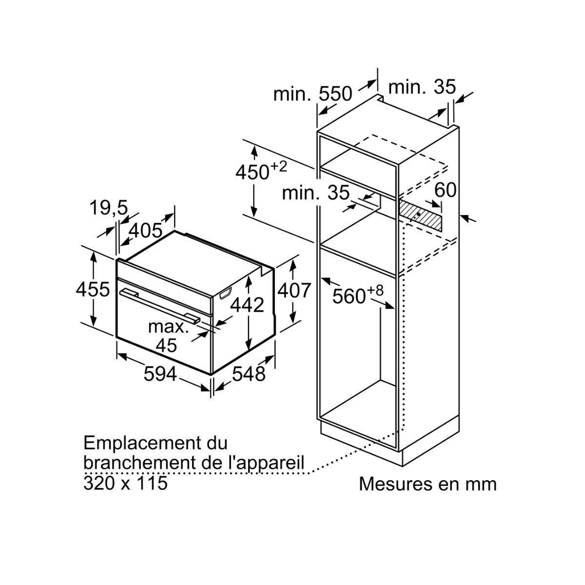 Siemens Einbaubackofen 47 l 60 cm A+ Pyrolyse Schwarz - CB774G1B1