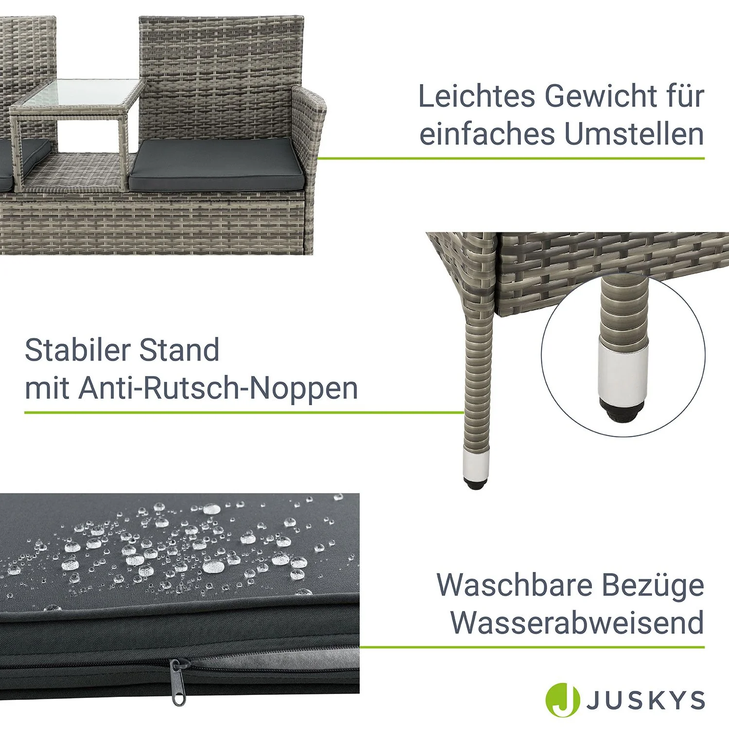 Banc en polyrotin Monaco 2025