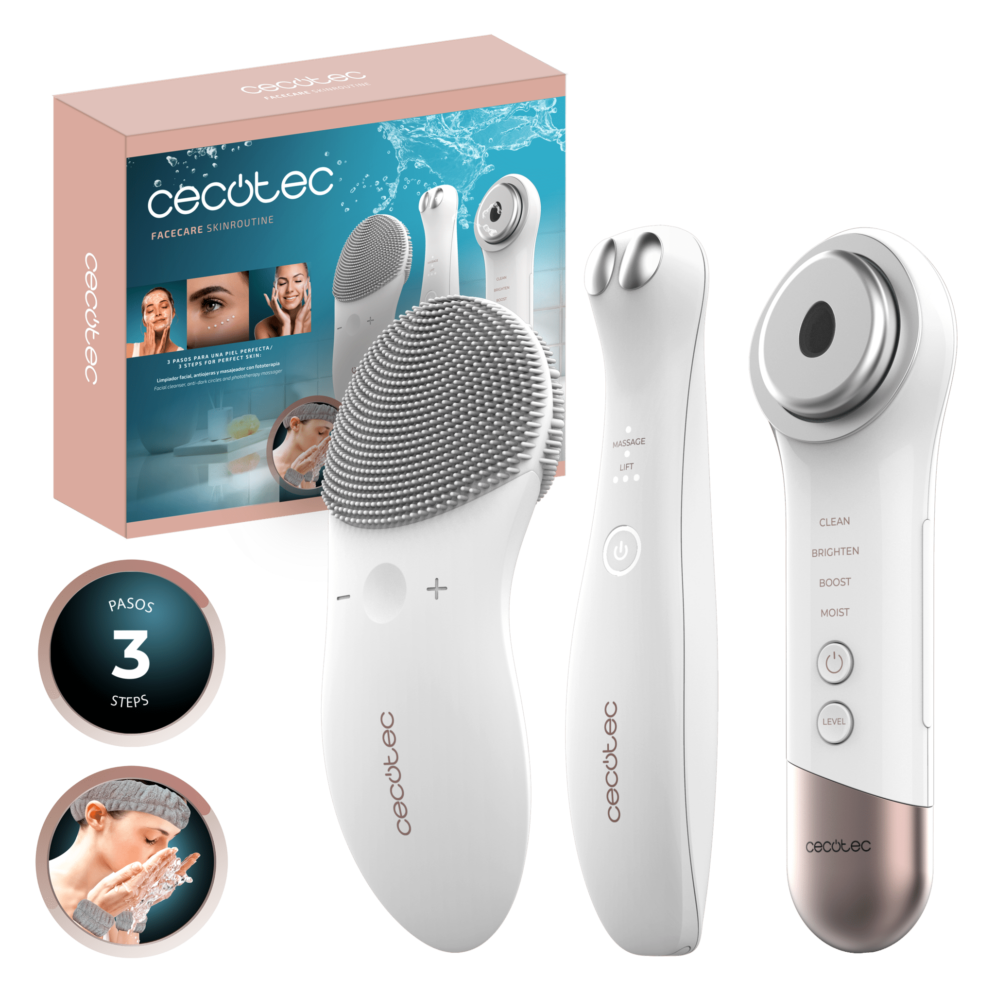 Gesichtspflege-Hautroutine